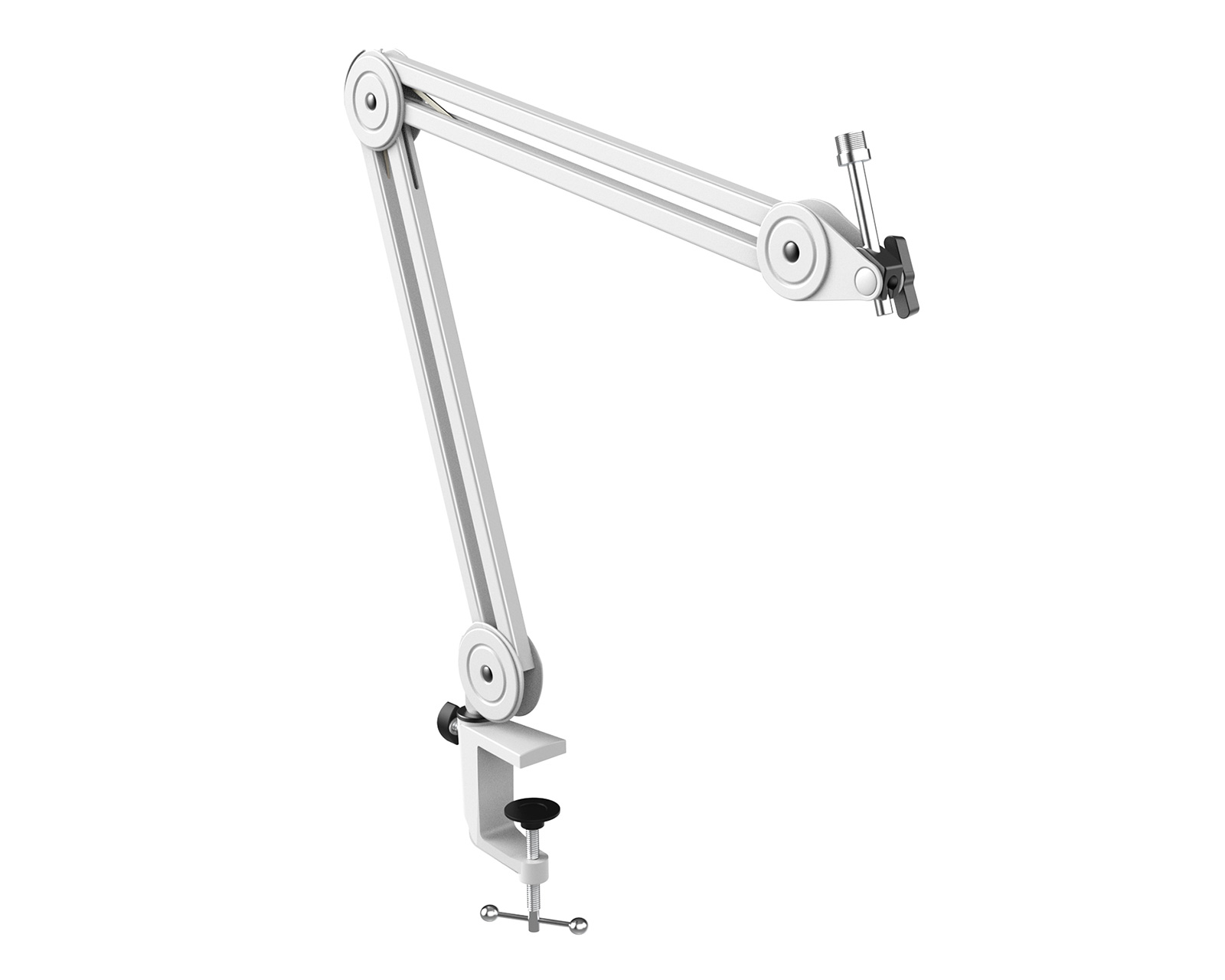 Fifine Low-Profile Boom Arm Stand - White 