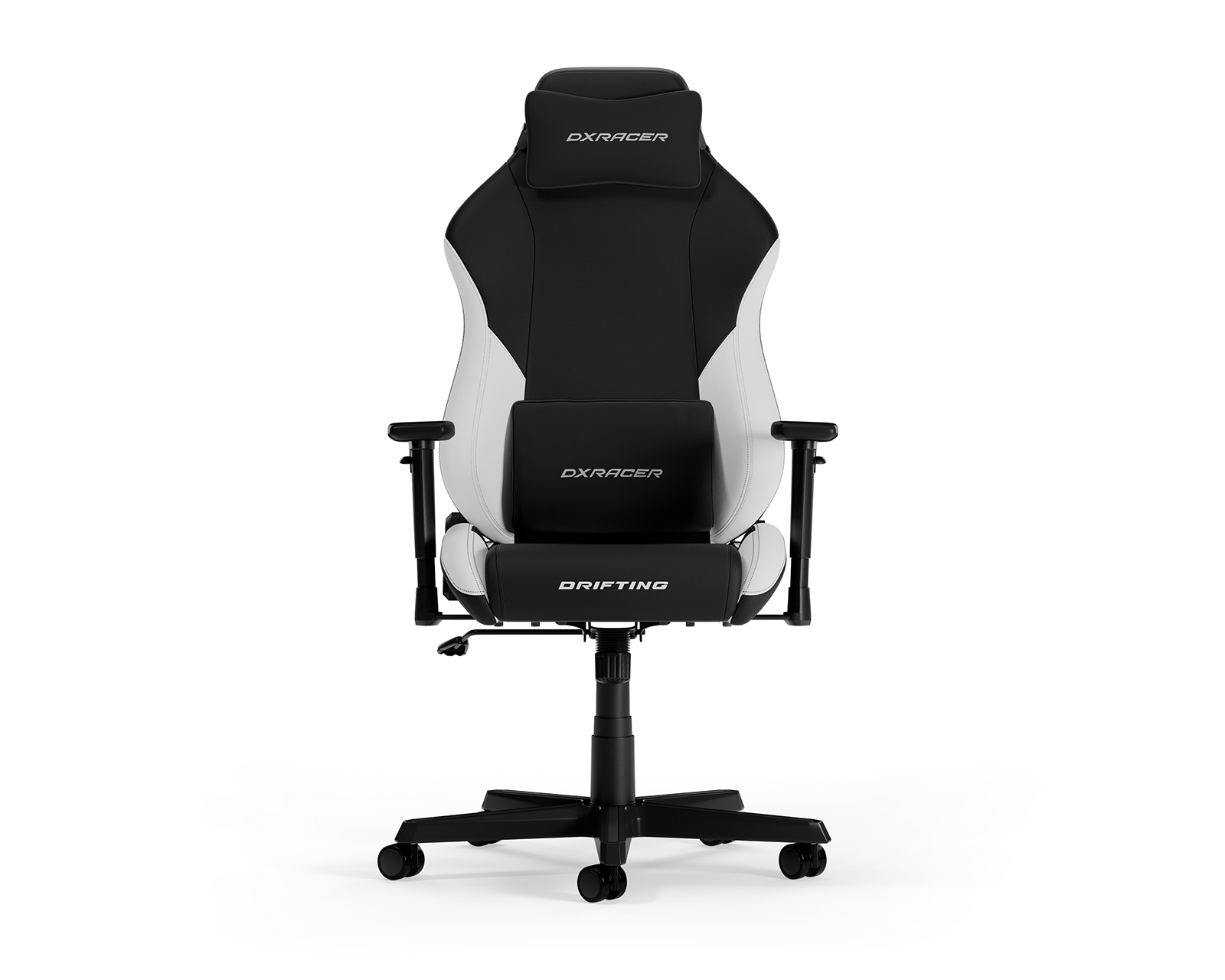 DXRacer DRIFTING XL Black & White EPU Leather - MaxGaming.com