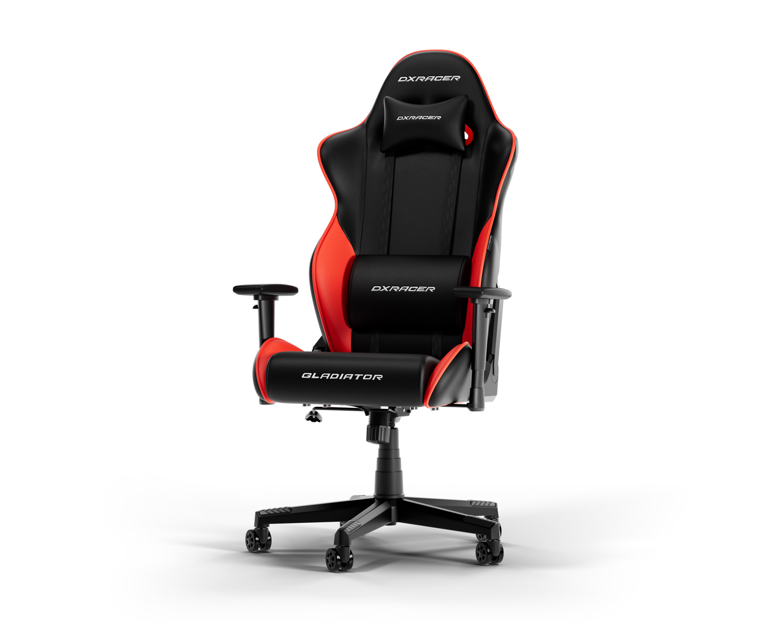 DXRacer GLADIATOR L Black & Red PVC Leather - MaxGaming.com