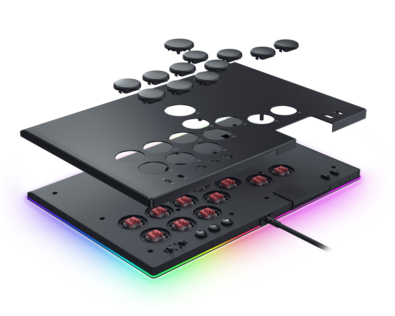 Razer Kitsune Arcade Controller PS5 & PC - Black - MaxGaming.com