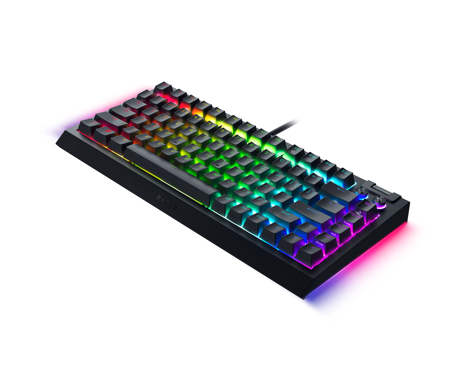 Razer BlackWidow V4 75% Keyboard [Razer Orange Tactile] - US (ISO) 