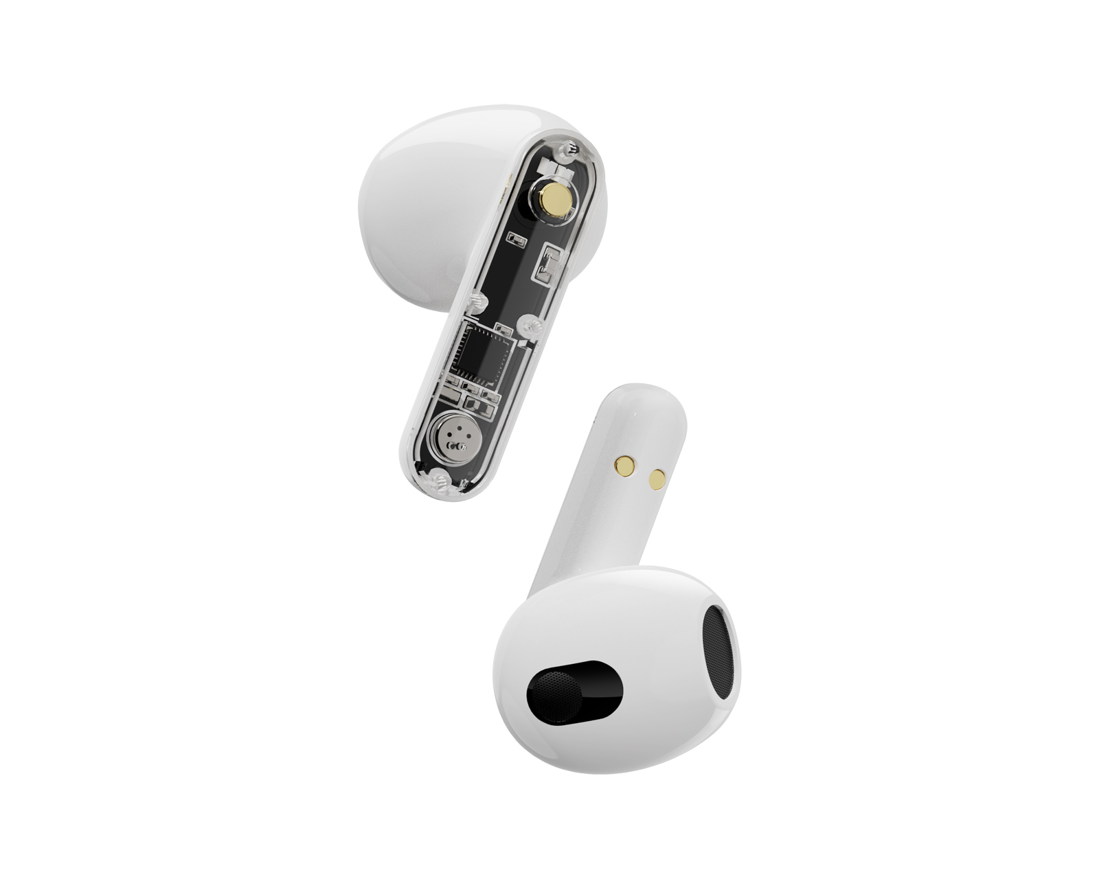 レビュー高評価の商品 STREETZ T150 White - Headphones In-Ear Wireless True アクセサリー