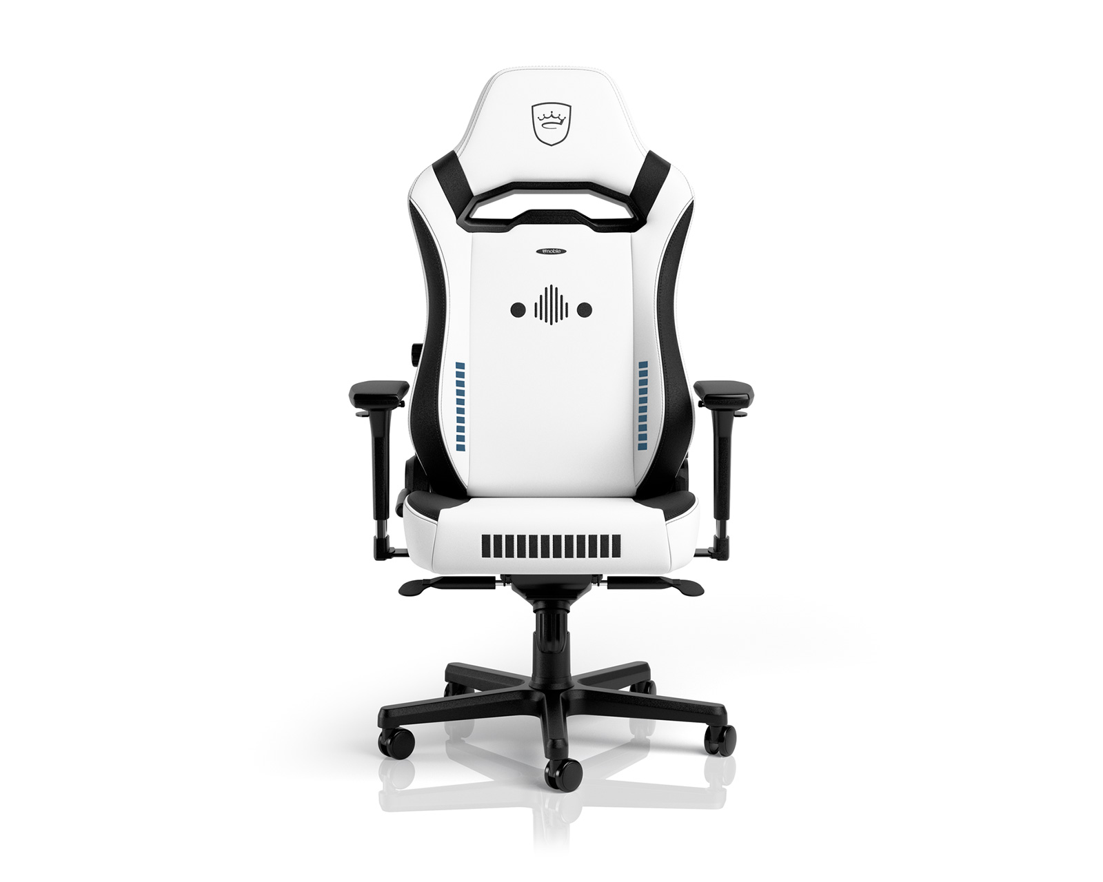 noblechairs Footrest 2 - Real Leather Black