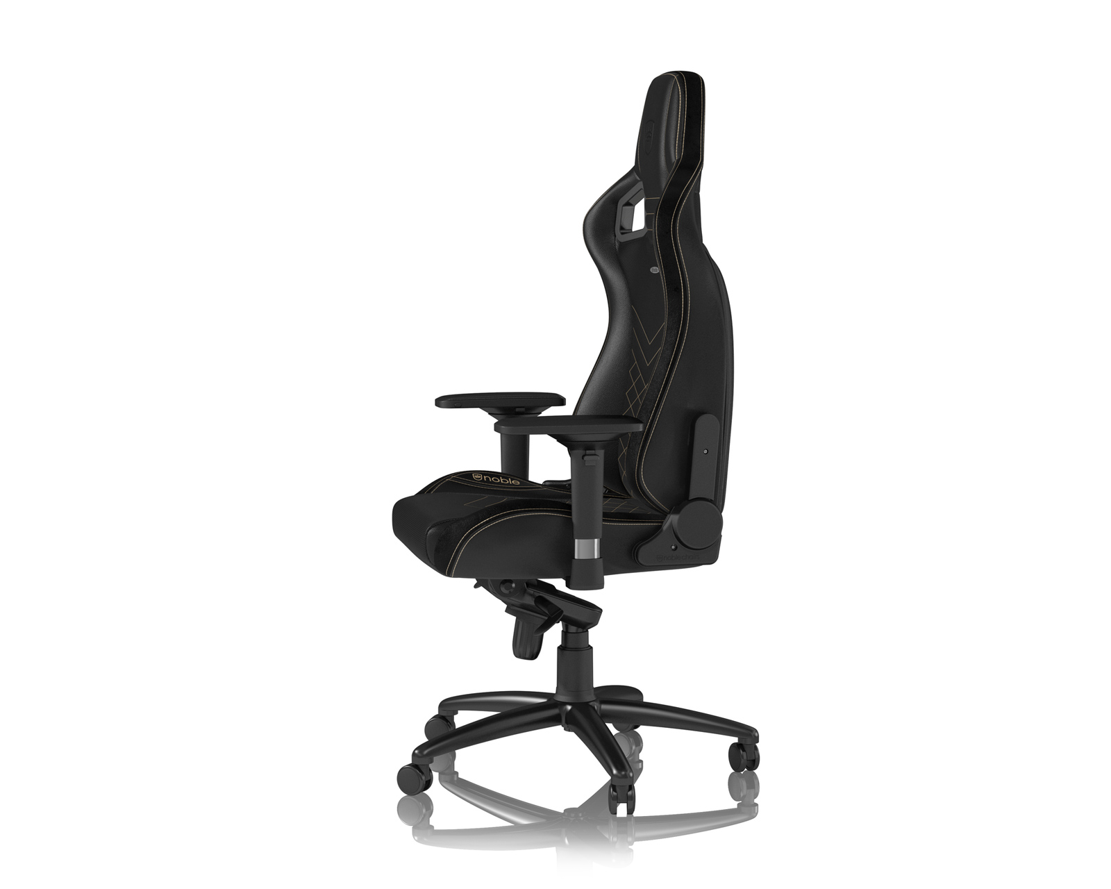 noblechairs EPIC PU-Leather - Black / Gold - MaxGaming.com