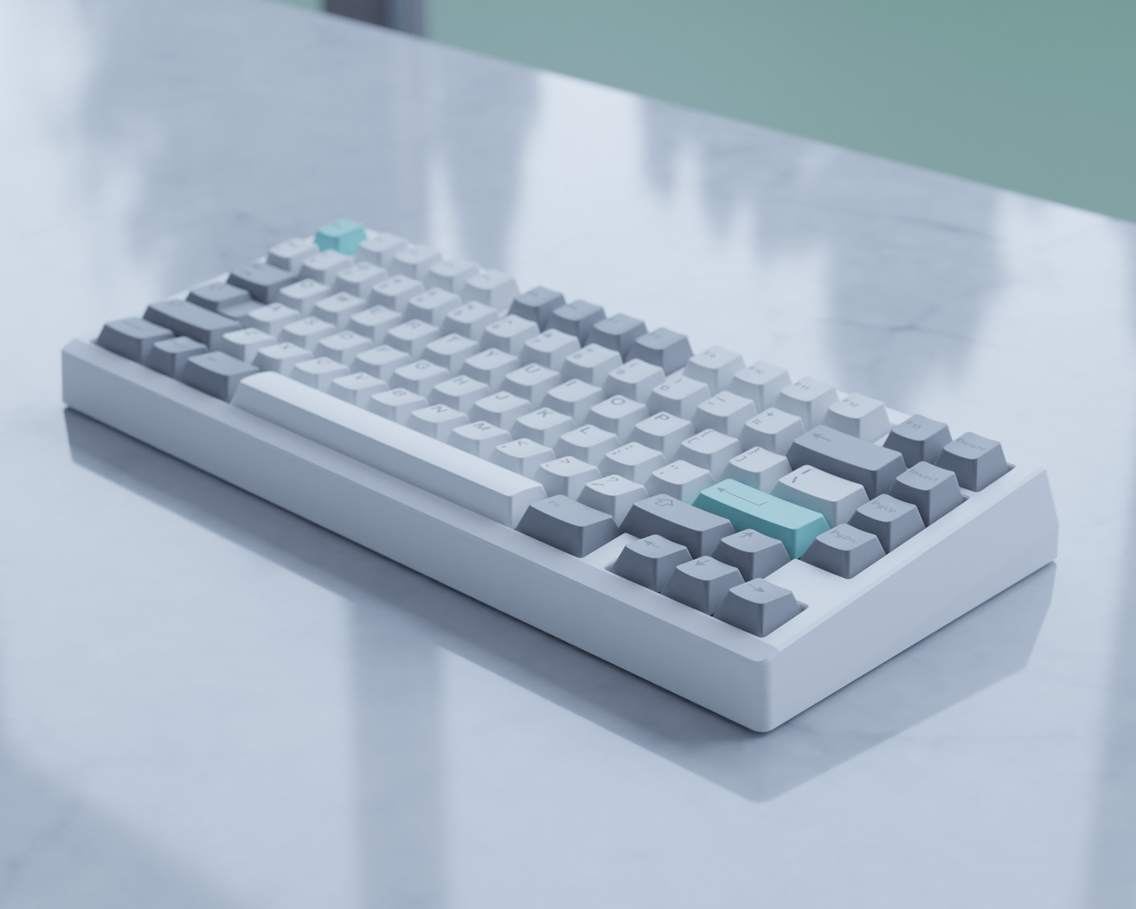 Wuque Studio Zoom75 Essential Edition Hotswap - White - MaxGaming.com