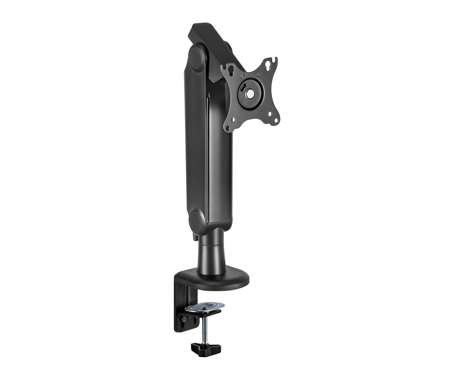 MaxMount Single Monitor Arm with Clamp-On - Black