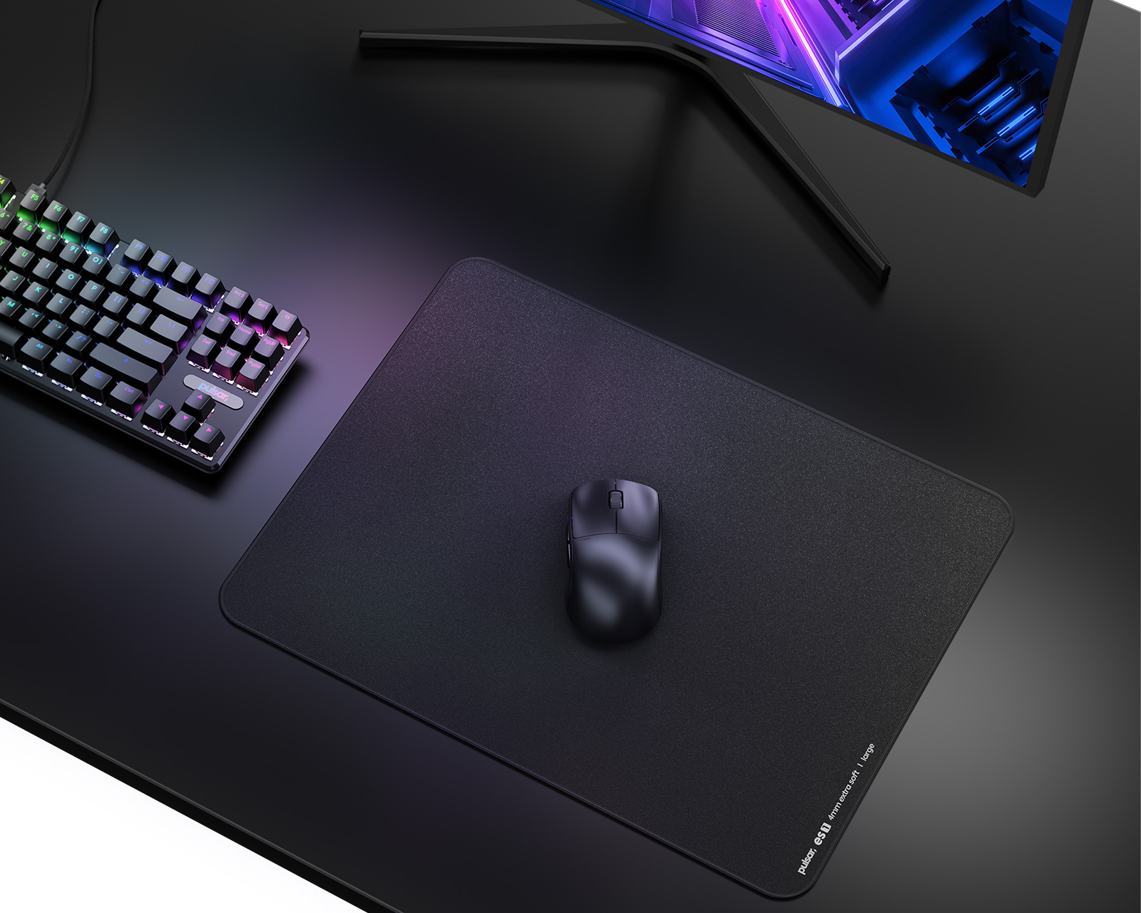 Pulsar ES1 eSports Mousepad Large - 4mm - MaxGaming.com
