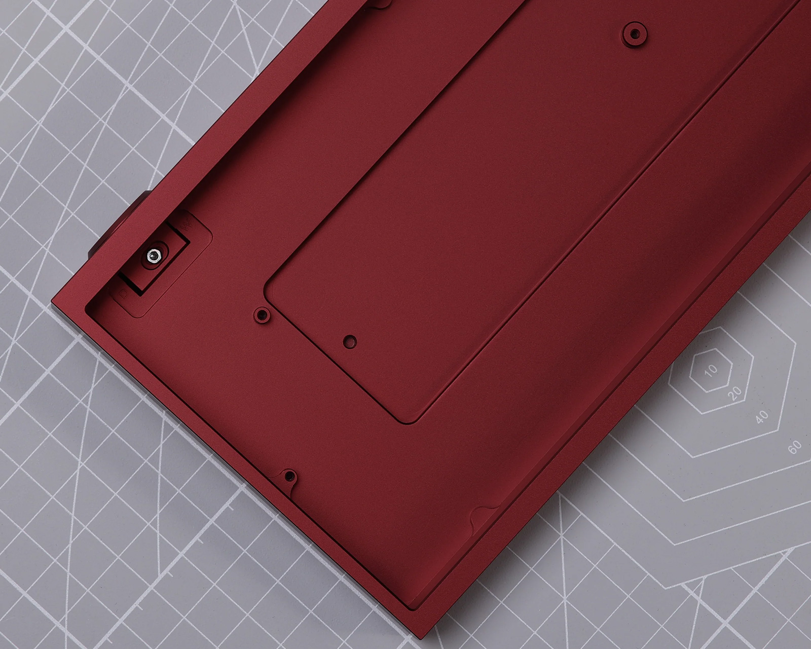 KBDfans TOFU60 Redux - Burgundy Red - MaxGaming.com