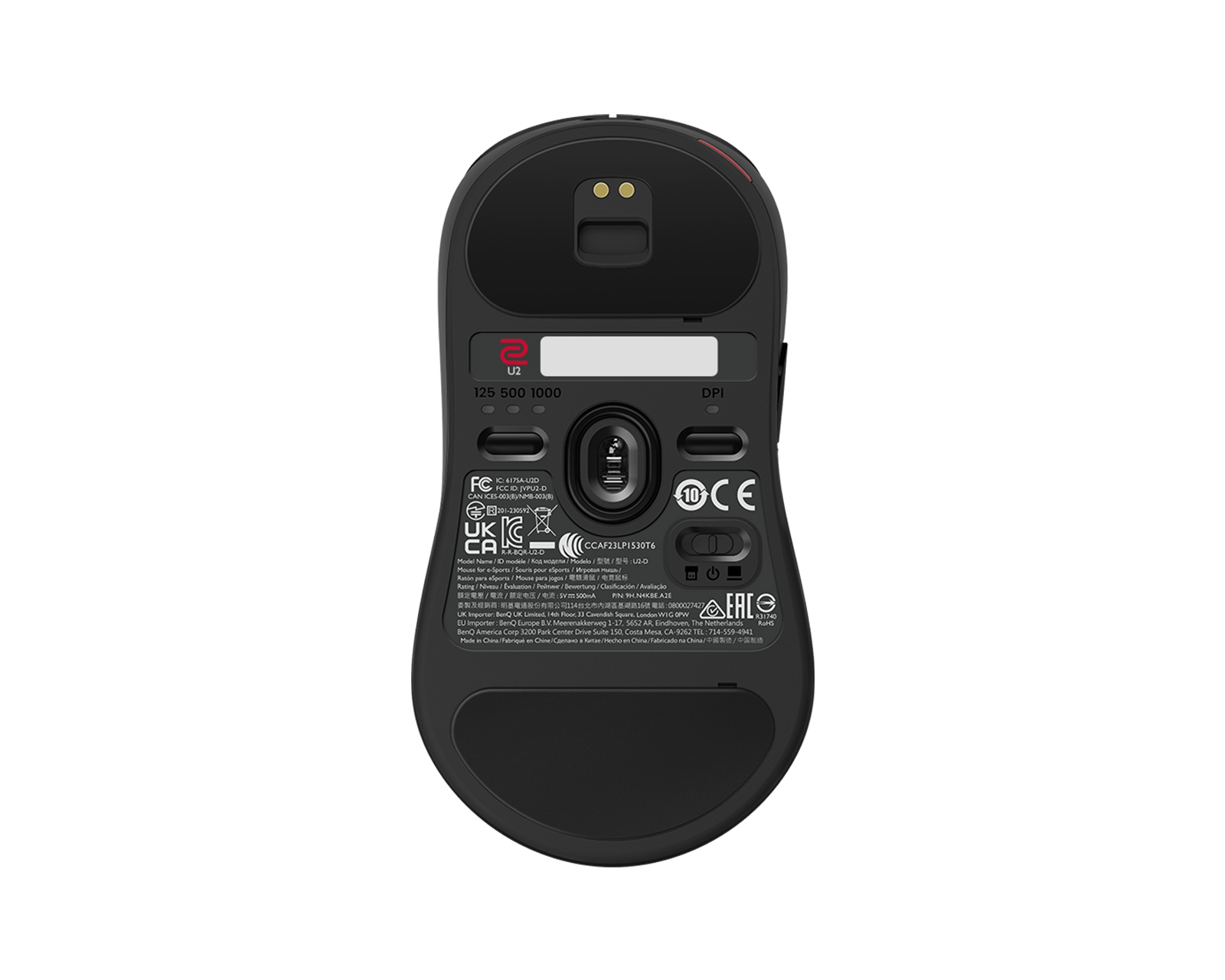 ZOWIE by BenQ U2 Wireless Mouse - Black - MaxGaming.com ZOWIE by BenQ U2 Wireless Mouse - Black - MaxGaming.com
