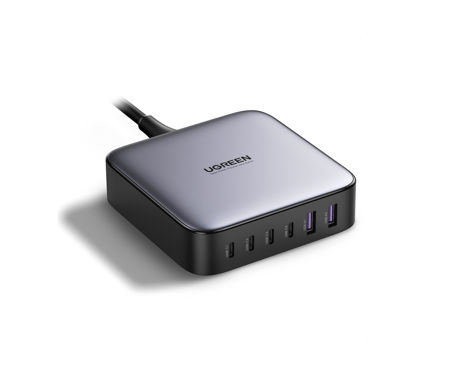 UGREEN Nexode 200W Desktop Charger 6-Port (2xUSB-A + 4xUSB-C