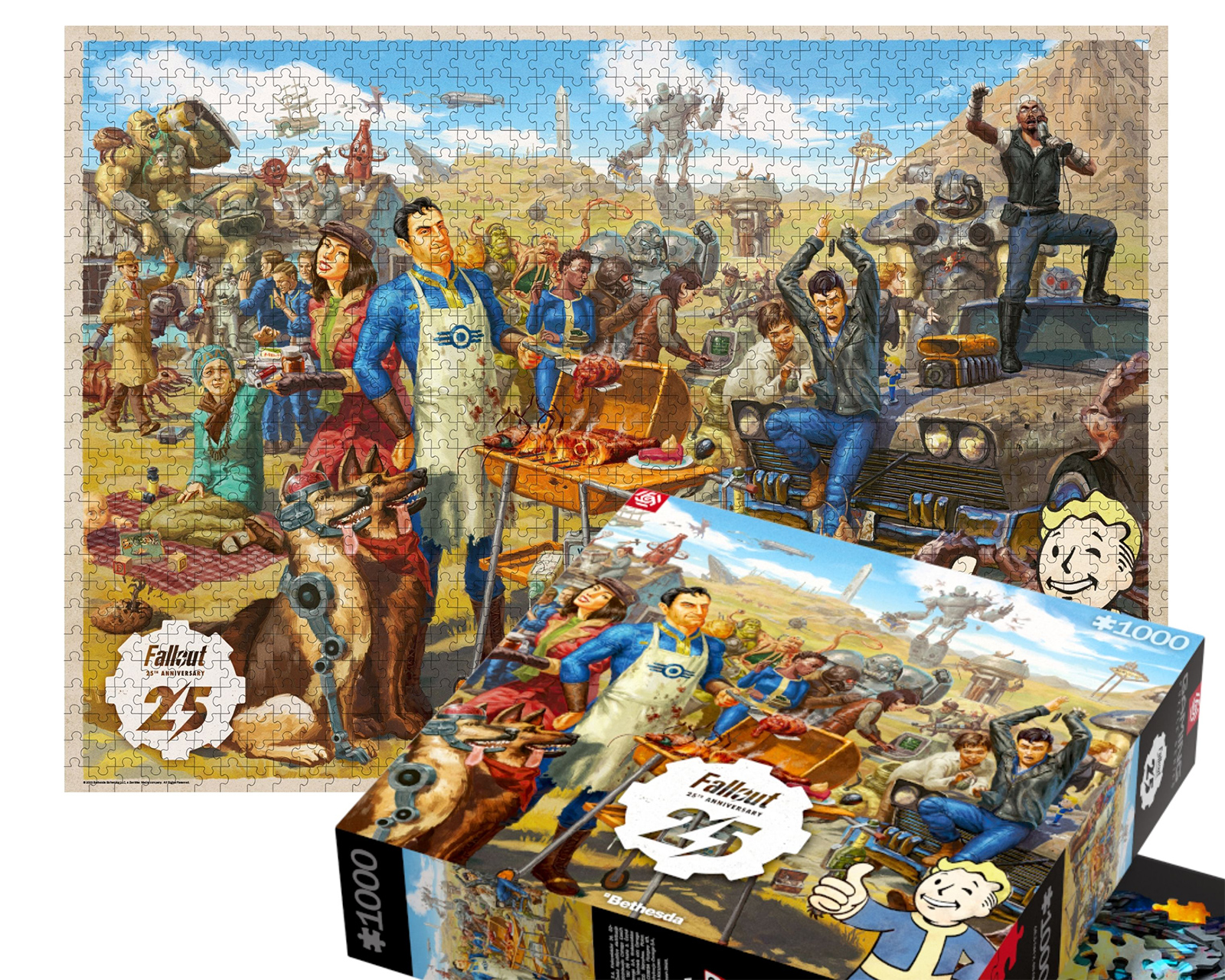 fallout フォールアウト 25周年記念 パズル 1000ピース Good Loot Gaming Puzzle - Fallout 25th Anniversary Puzzles