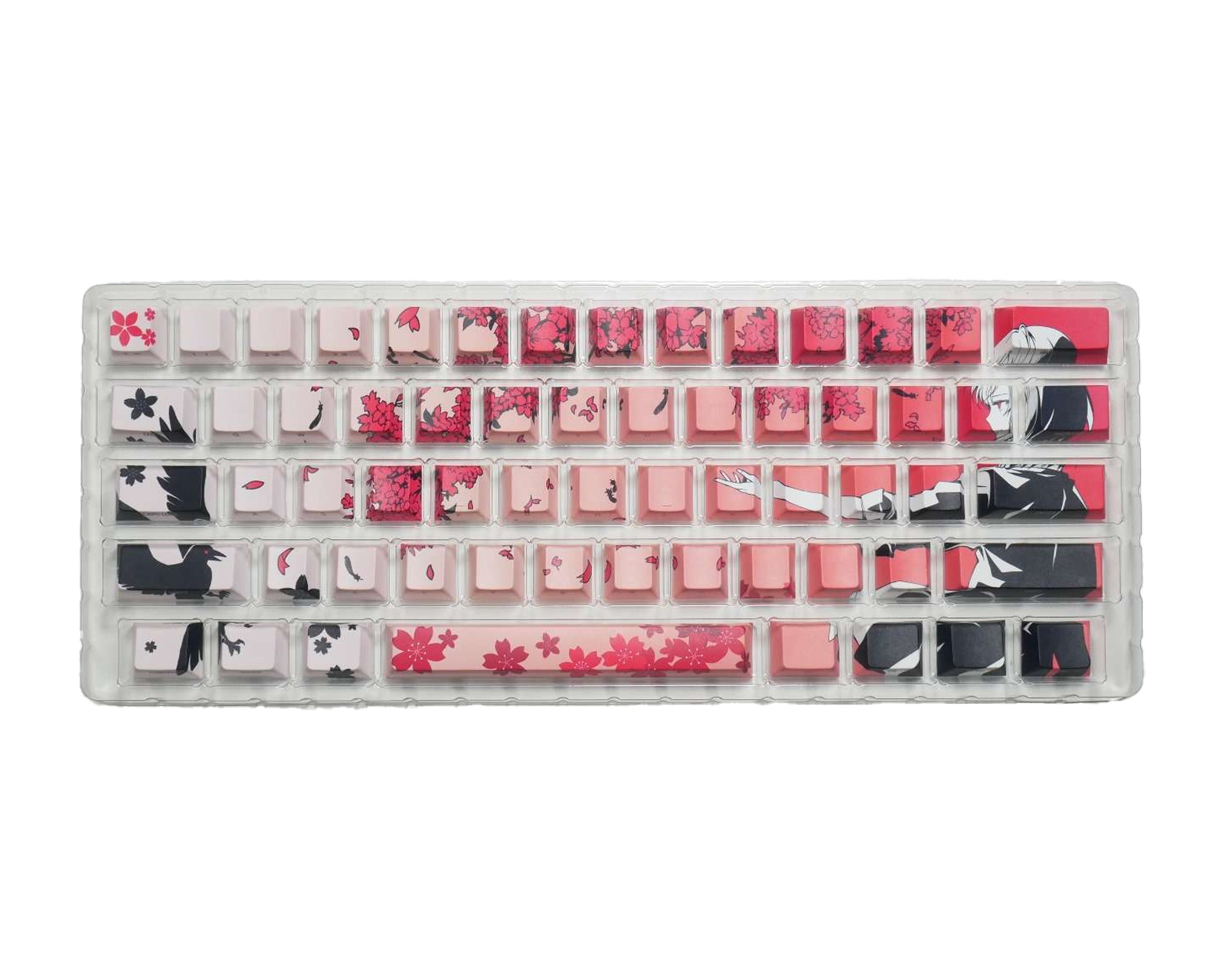 EgoisticArts Raven Cherry TKL Keycap Set - Sakura - MaxGaming.com