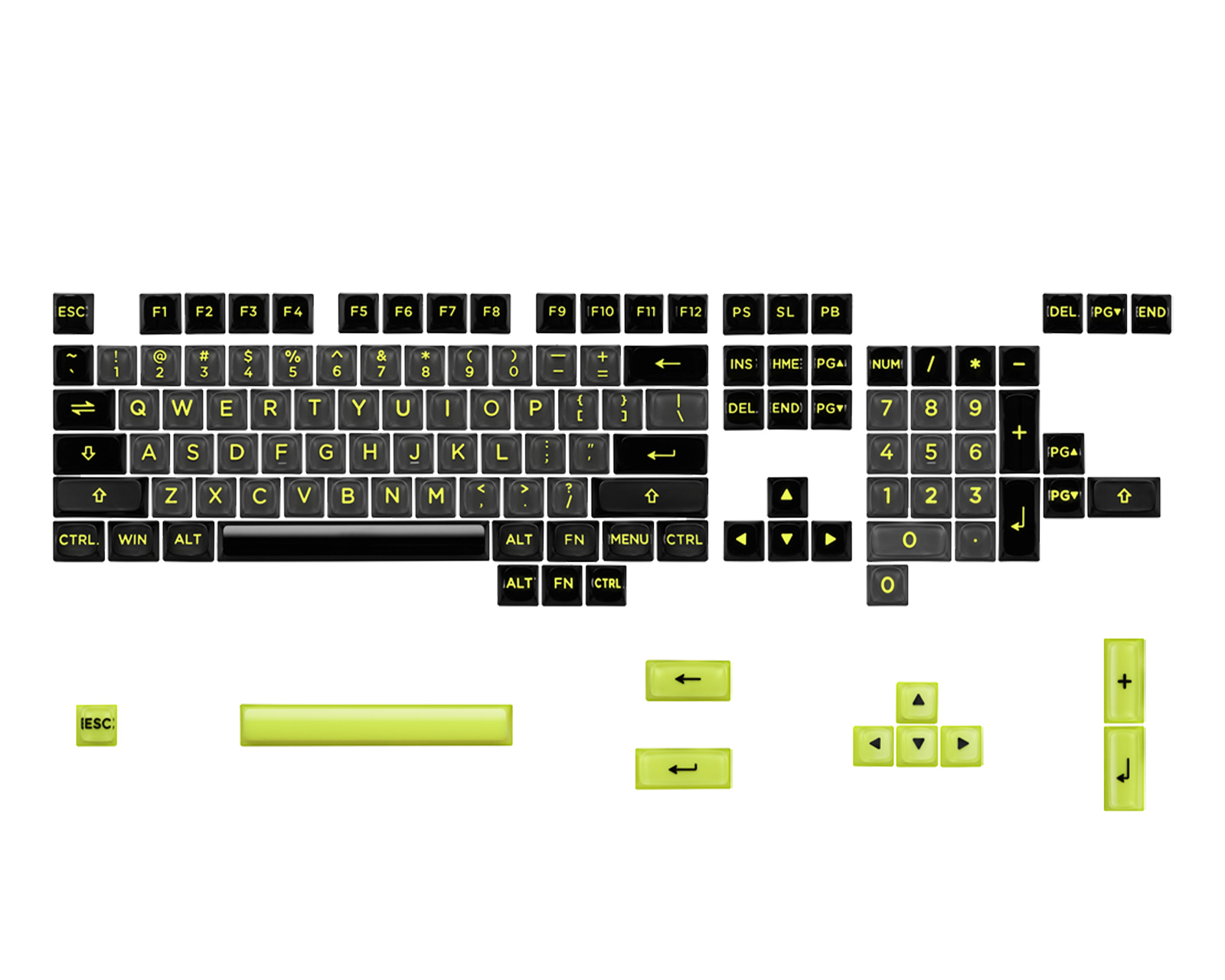 Pulsar 3D Polycarbonate Keycaps - Acid Rewind Limited Pulsar 3D Polycarbonate Keycaps - Acid Rewind Limited
