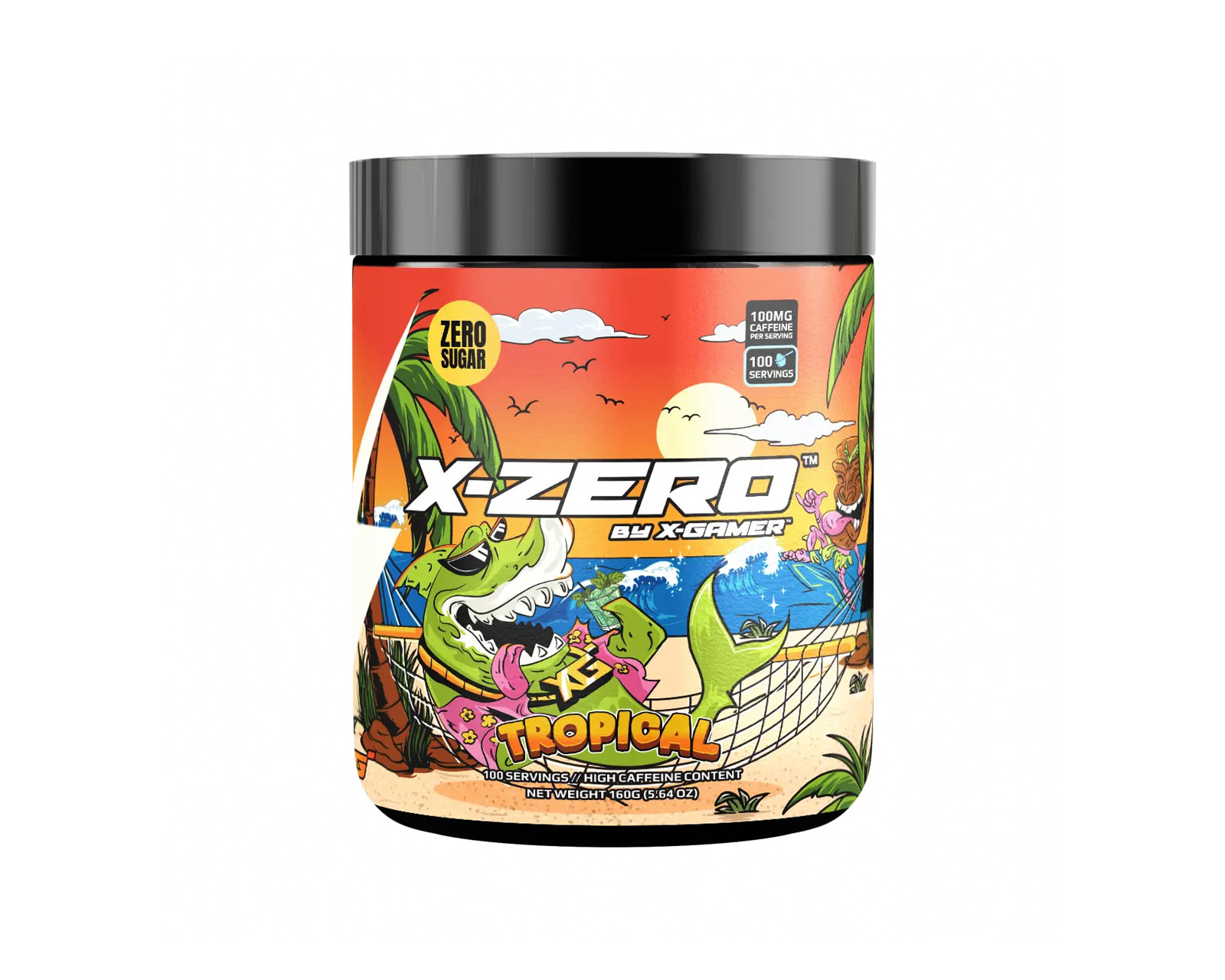 X-Gamer X-Zero Tropical - 100 Servings - MaxGaming.com