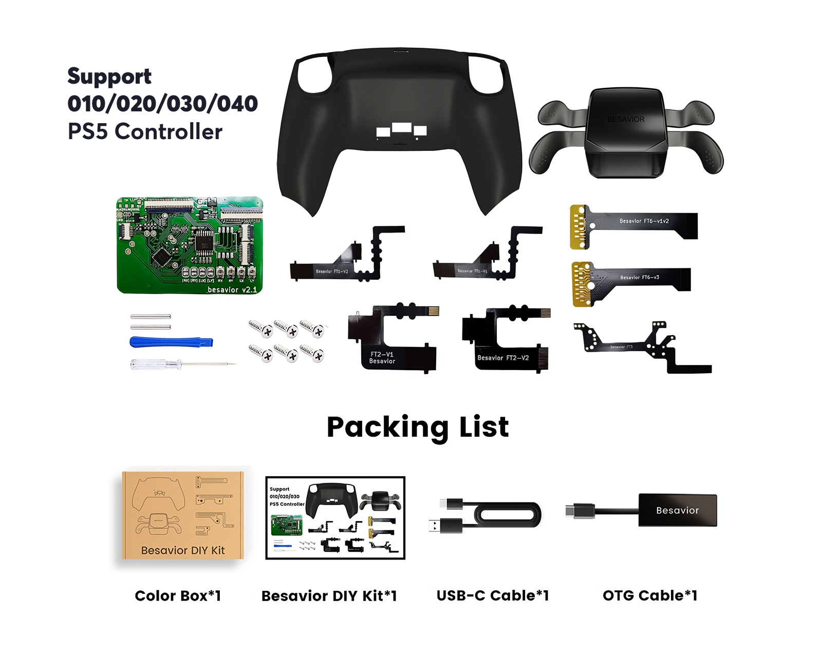 Beloader Besavior DIY Kit - PS5 Controller Mod - MaxGaming.com Beloader Besavior DIY Kit - PS5 Controller Mod - MaxGaming.com
