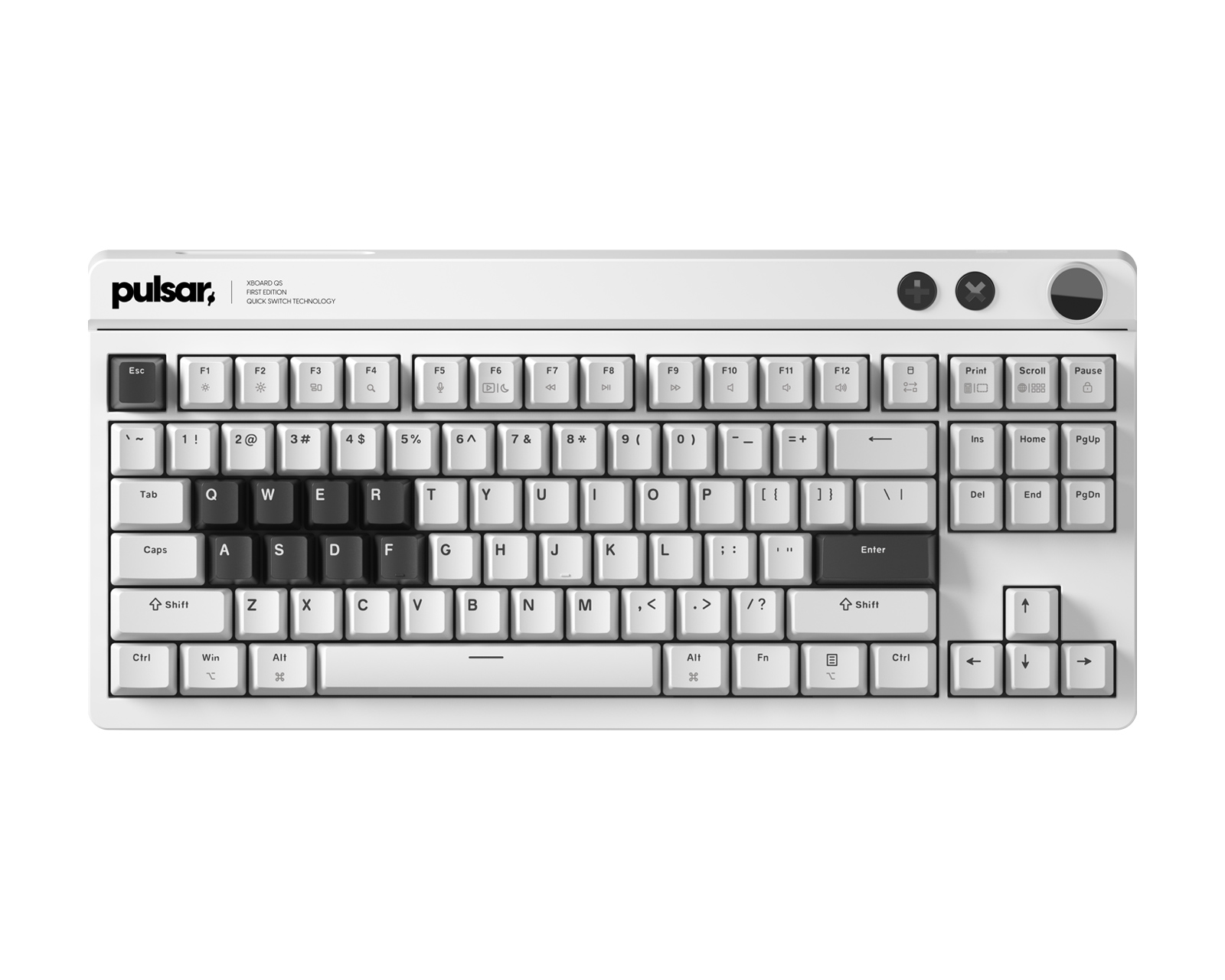 Pulsar Xboard QS Mechanical Keyboard - White - MaxGaming.com