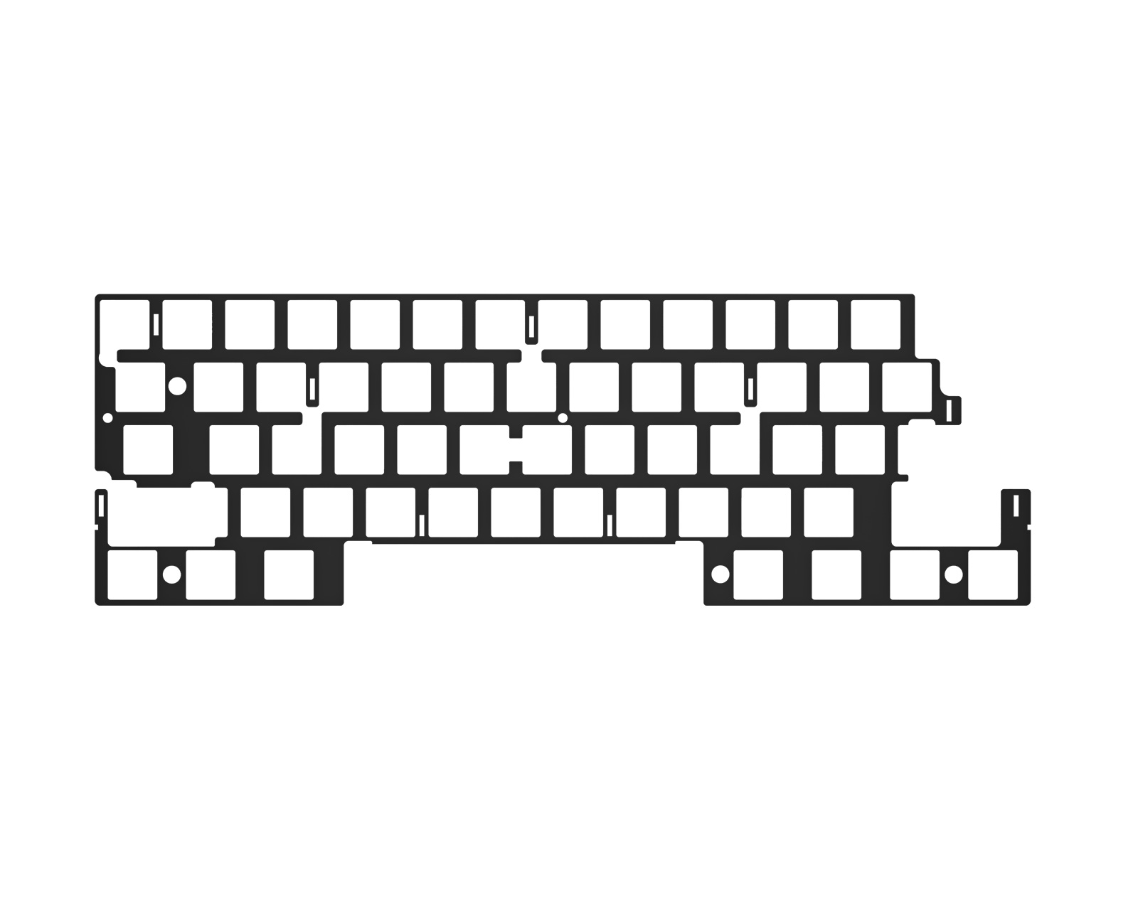 Wooting 60HE Plate - ANSI - MaxGaming.com