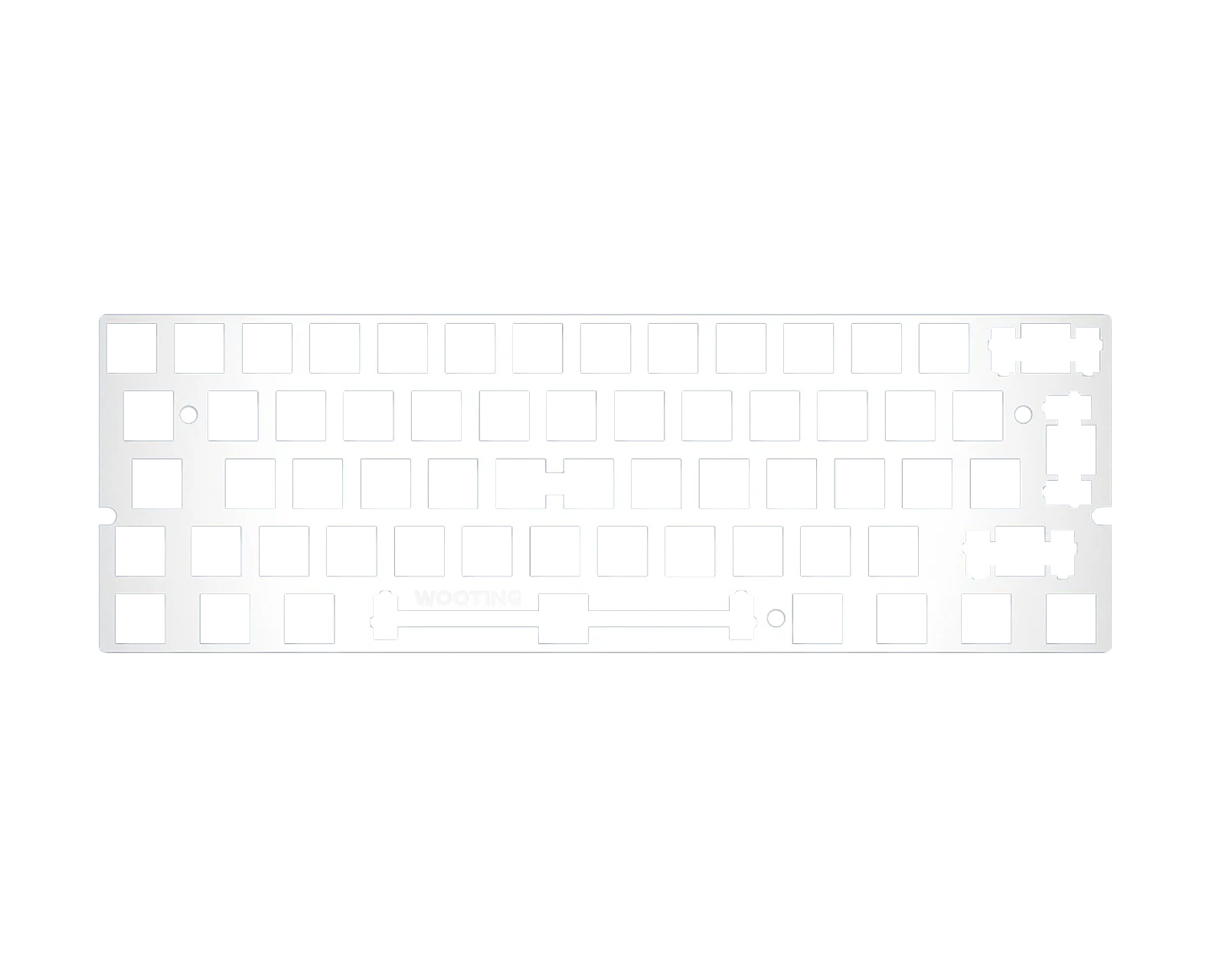 Wooting 60HE Plate - ISO - MaxGaming.com