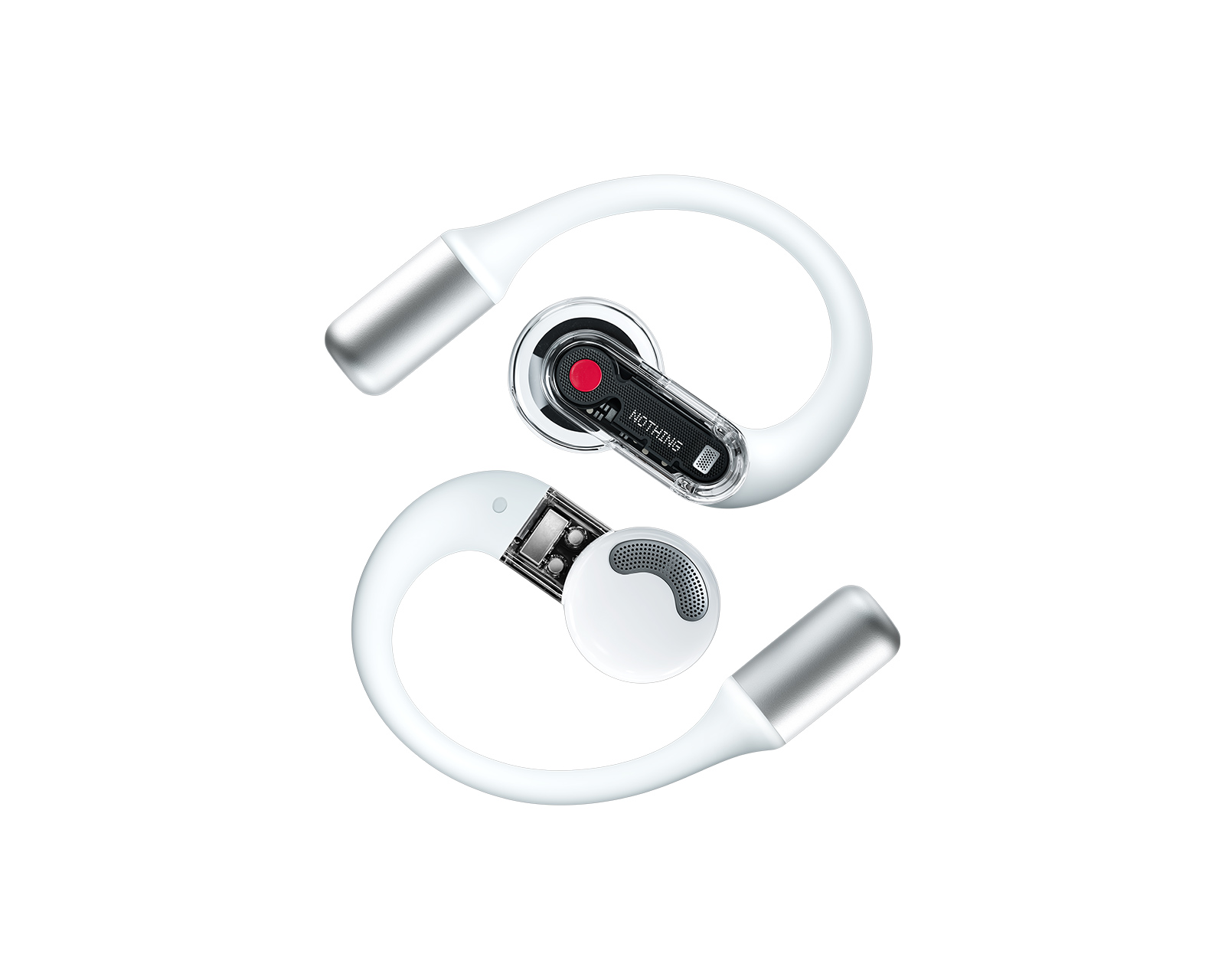 Nothing Ear (1) ホワイト Amazon.com: Nothing Ear (Open) Open-Ear Headphones, Earbuds