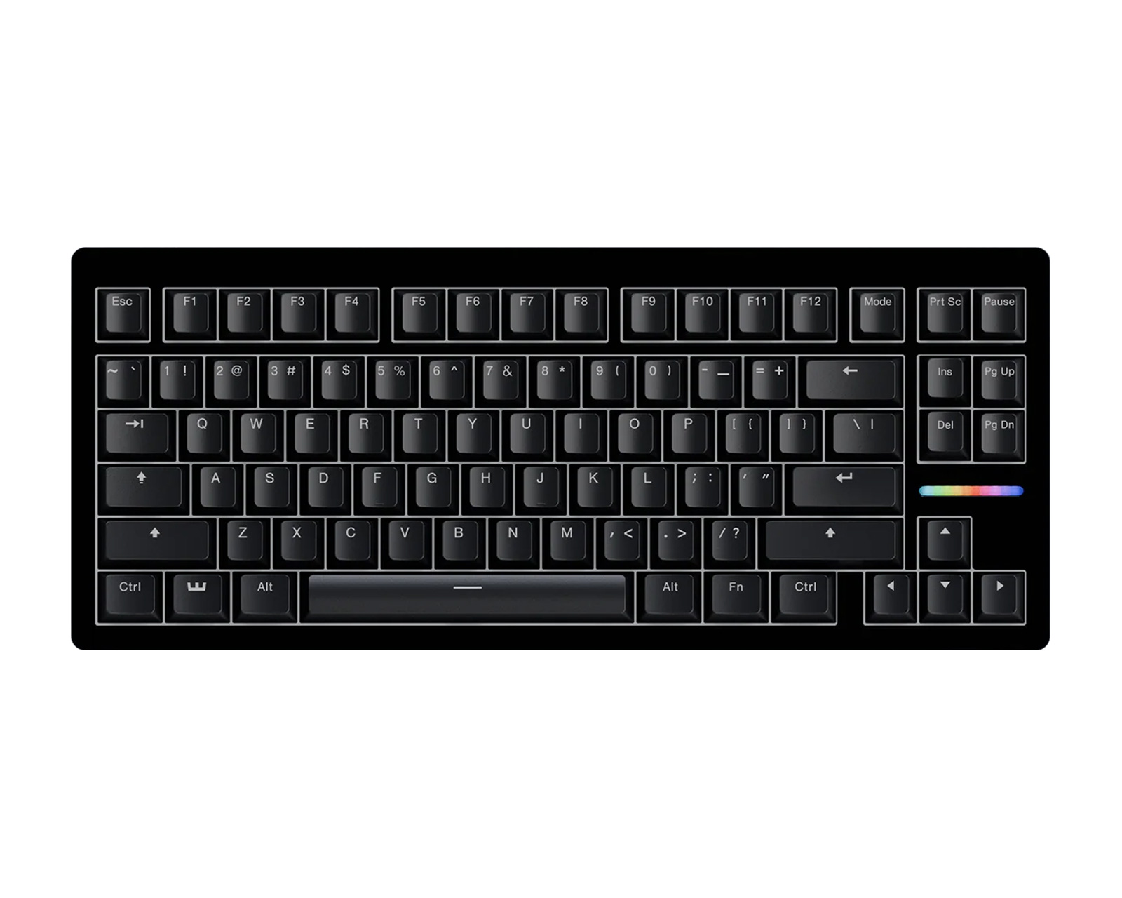 Wooting 80HE Zinc Alloy 英語配列 ANSI ブラック Wooting 80HE 80% Keyboard - ANSI - MaxGaming.com