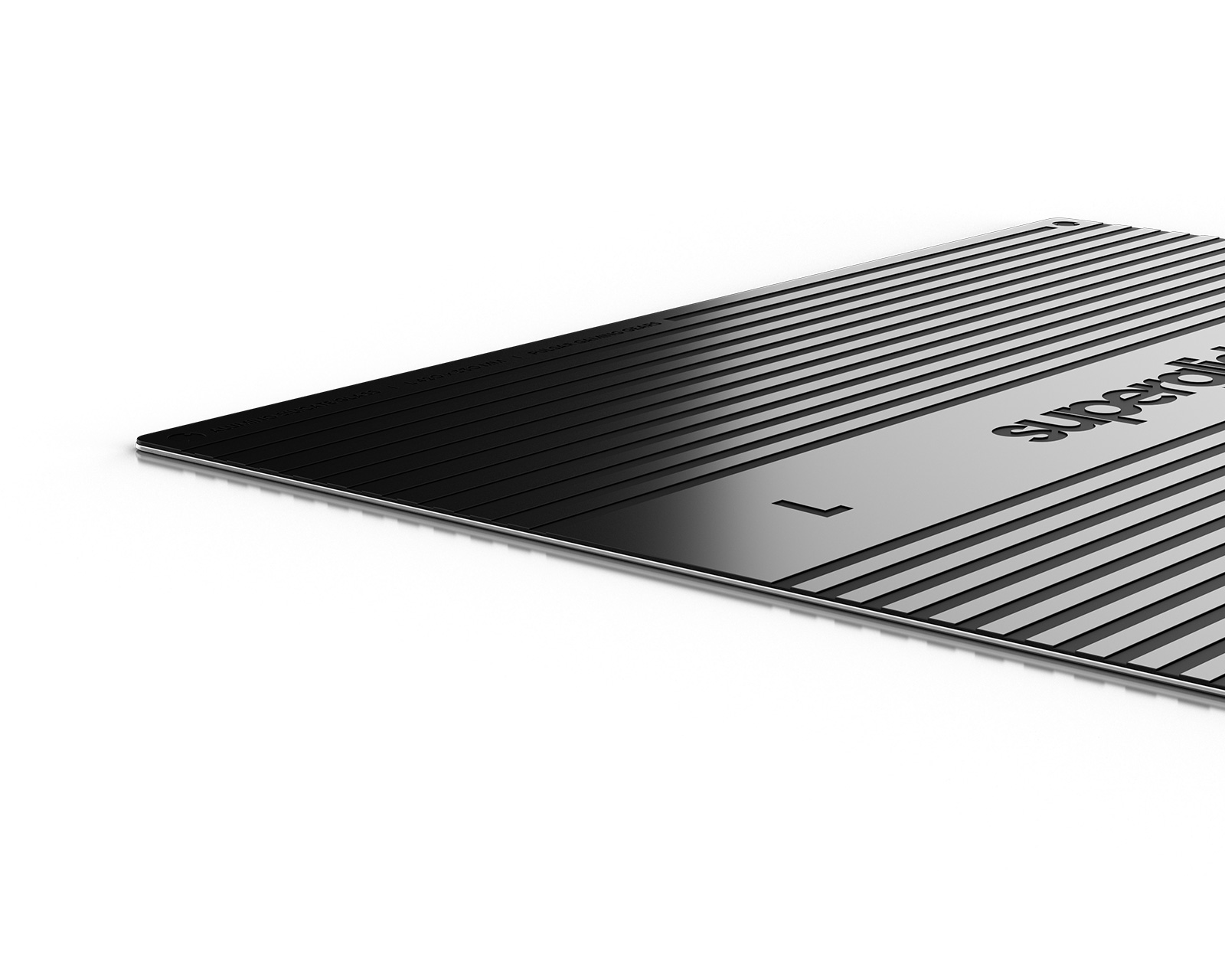Superglide Glass Mousepad v2 - L - Black - MaxGaming.com