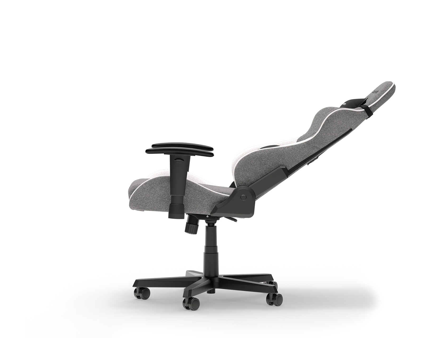 DXRacer FORMULA L Grey & White Fabric - MaxGaming.com