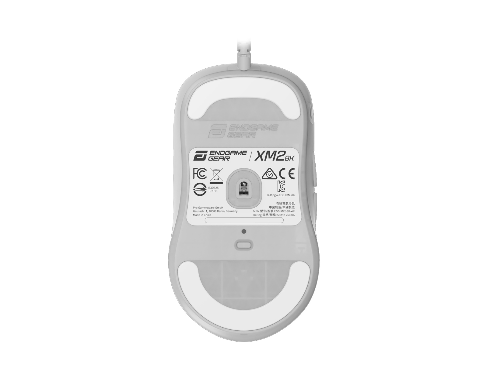 Endgame Gear XM2 8K - White Frost - MaxGaming.com