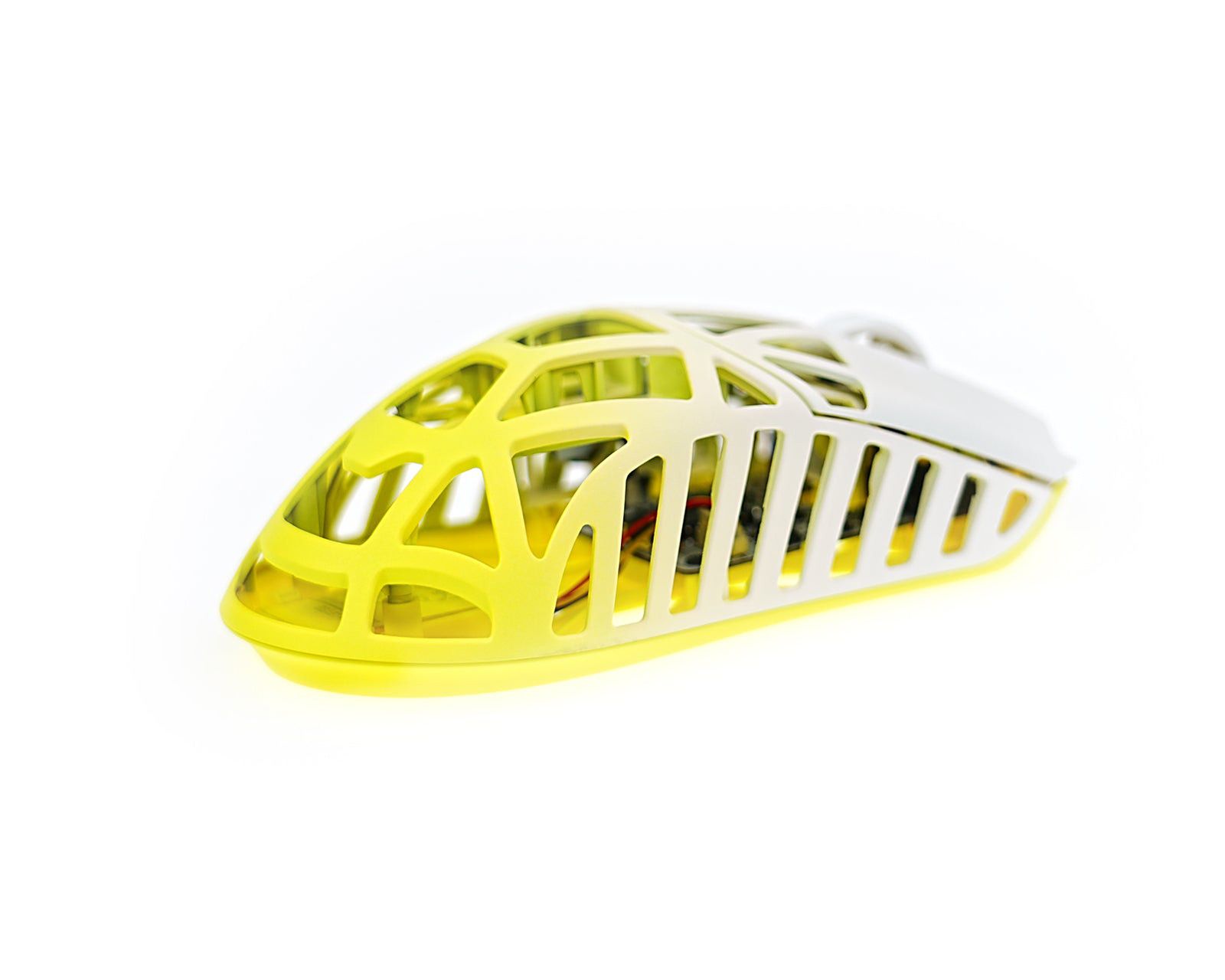 WLMouse BEAST X Max Wireless Gaming Mouse - White/Yellow