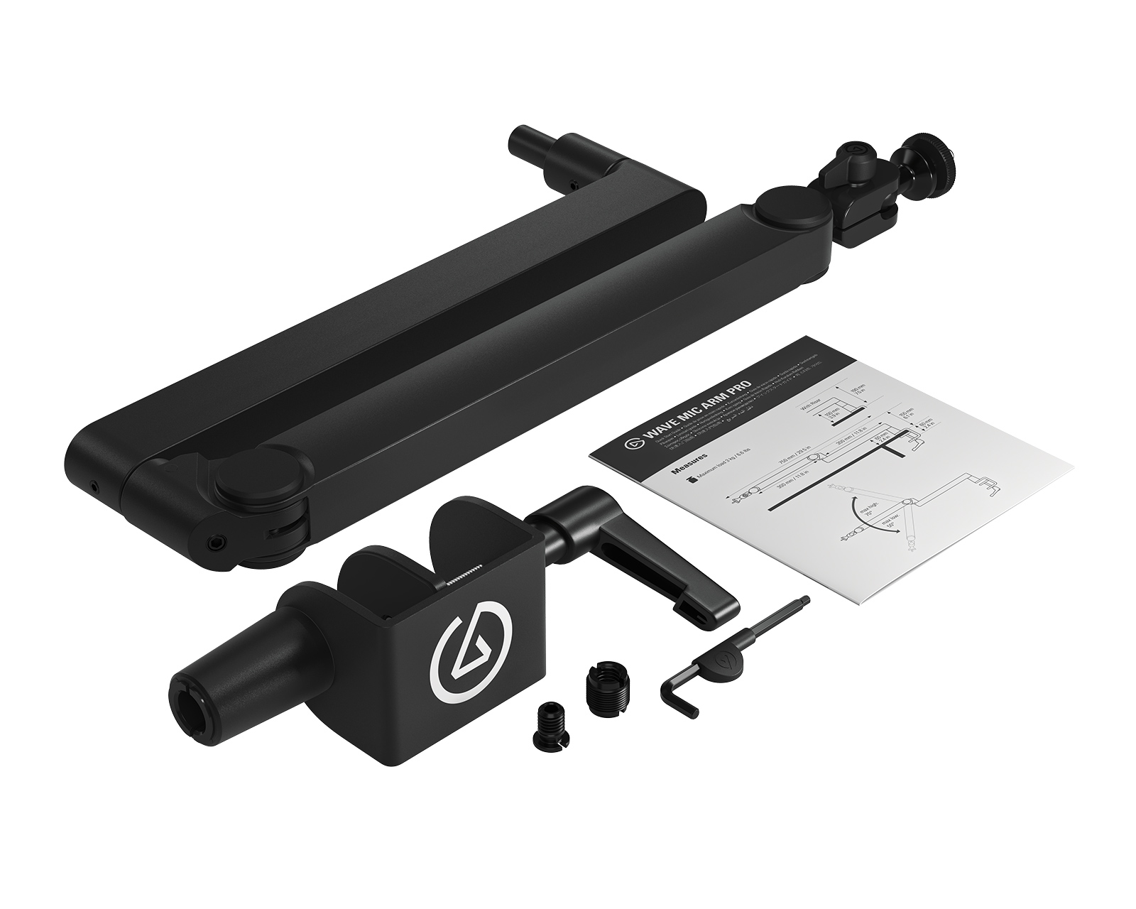 Elgato Wave Mic Arm Pro LP - Black - MaxGaming.com Elgato Wave Mic Arm Pro LP - Black - MaxGaming.com