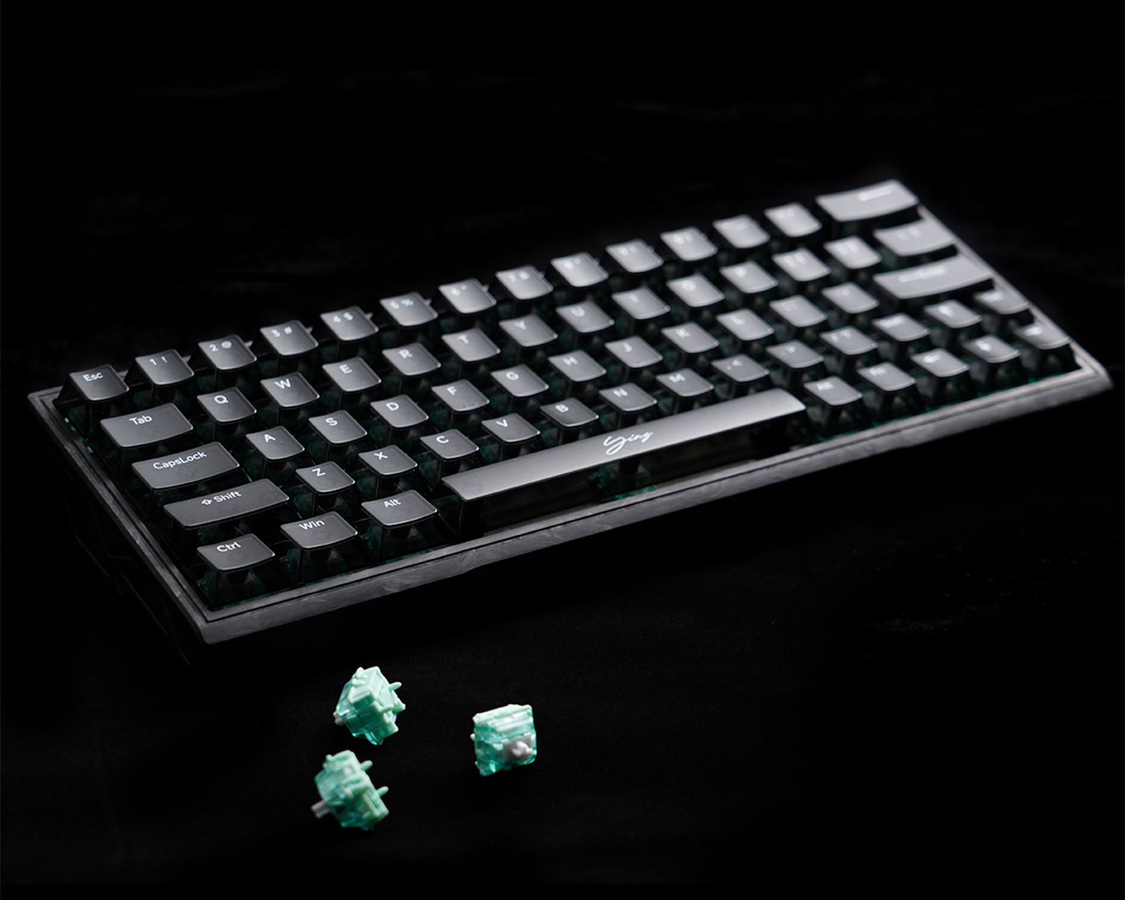 WLMouse Jing 63 Carbon Fiber Keyboard - MaxGaming.com