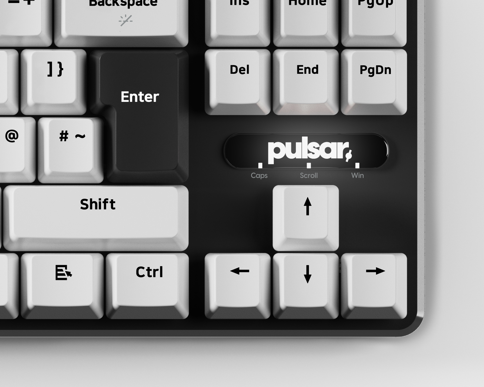 Pulsar PCMK 2HE TKL Gaming-Tastatur - Magnetische Schalter, 8K Hz, RGB, ISO-Layout (88 Tasten)