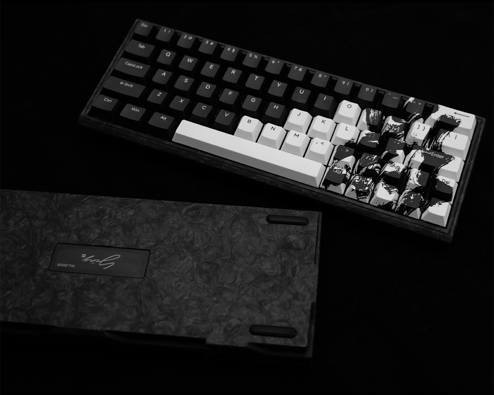 WLMouse YING63 Forged Carbon Fiber Keyboard - Ying [Magnetic WLMouse YING63 Forged Carbon Fiber Keyboard - Ying [Magnetic