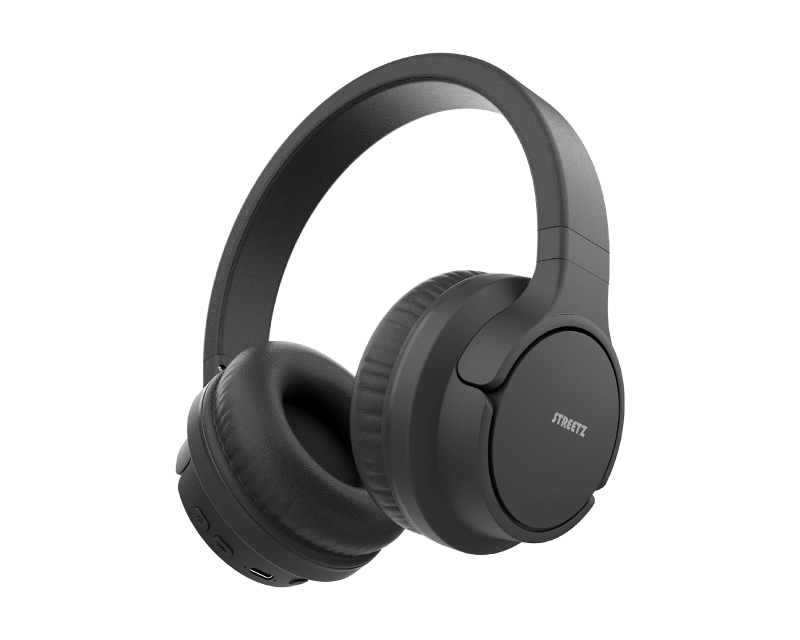 STREETZ BT510 Bluetooth ANC Headphones - Black - MaxGaming.com