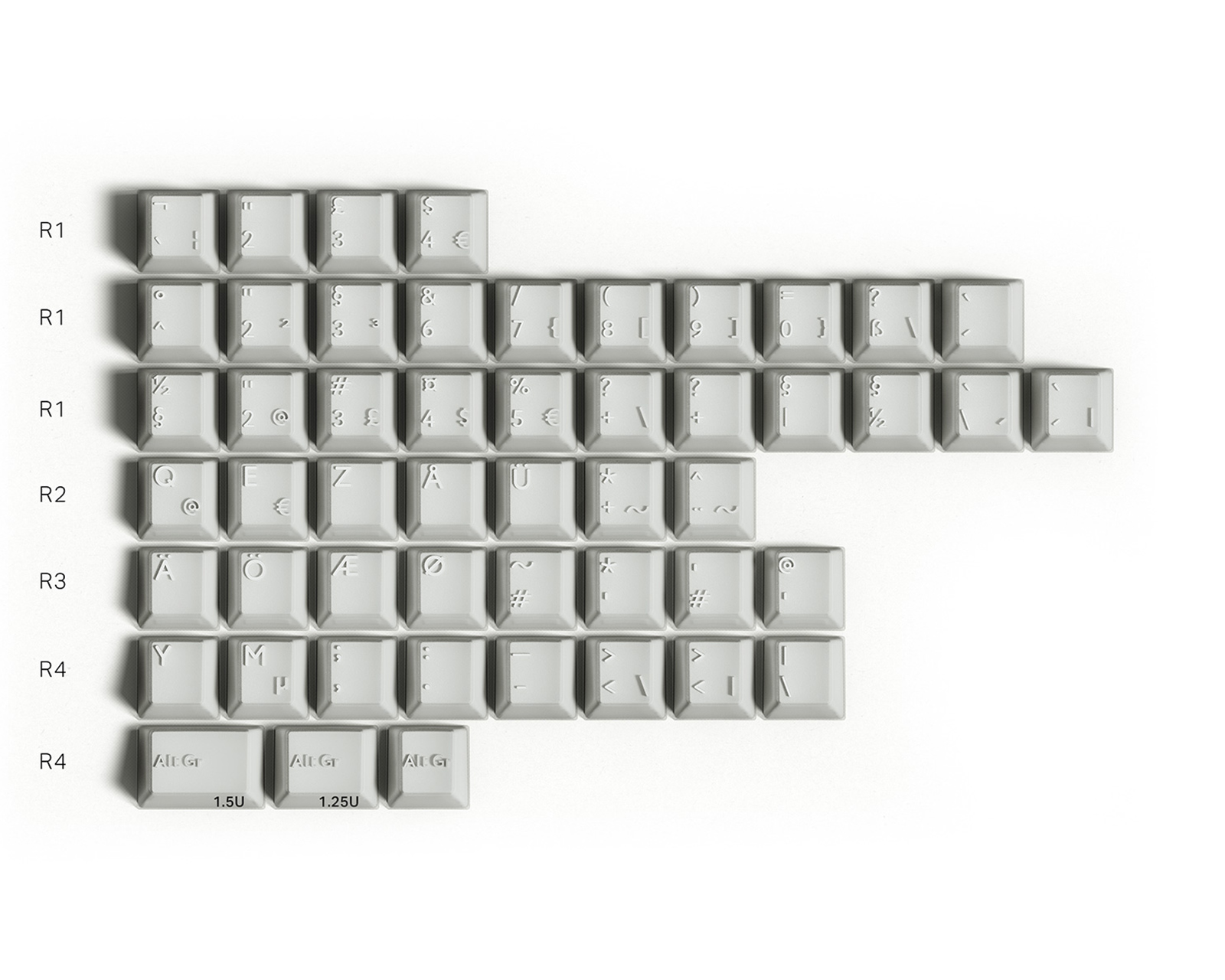 KBDfans PBTfans X-Ray - International Kit - MaxGaming.com