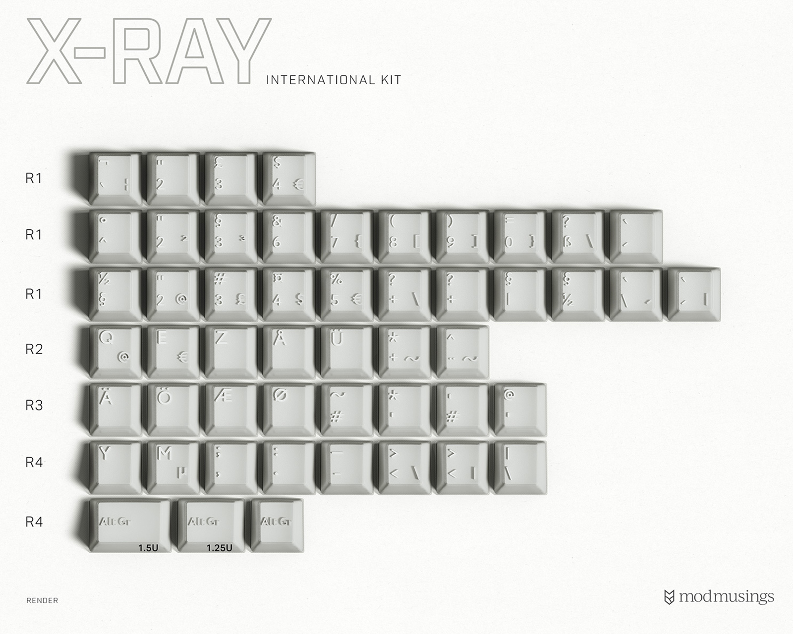 キーボード PBTfans X-Ray Base+40s kit KBDfans PBTfans X-Ray - 40s Kit - us.MaxGaming.com