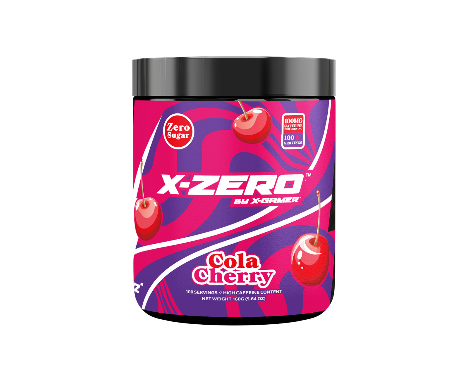 X-Gamer X-Zero Cola Cherry - 100 Servings - MaxGaming.com