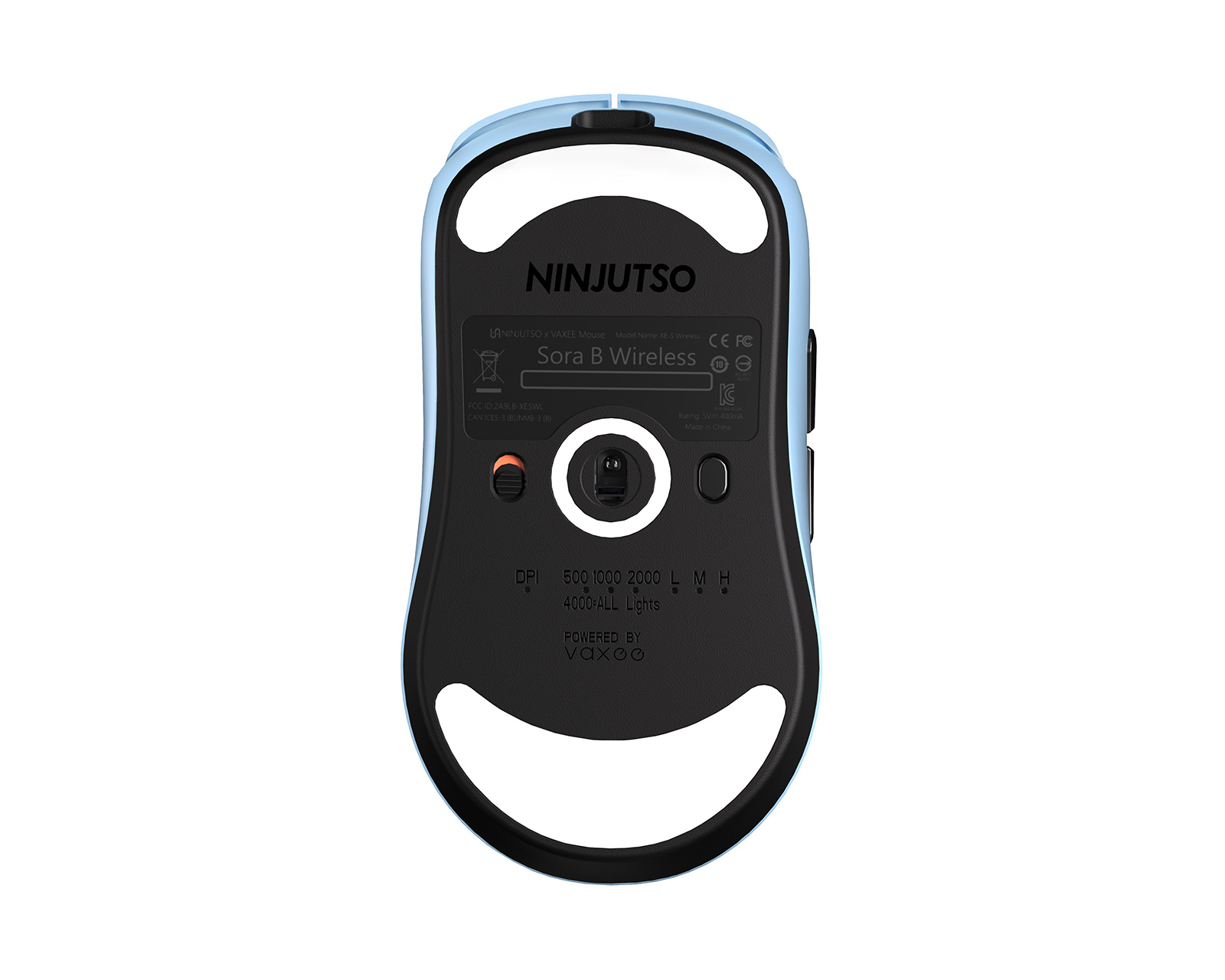 Ninjutso x Vaxee Sora Superlight Wireless Gaming Mouse - Blue