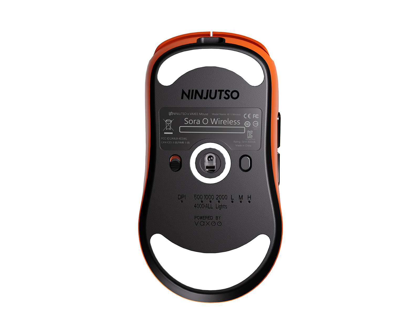 Ninjutso x Vaxee Sora Superlight Wireless Gaming Mouse - Orange
