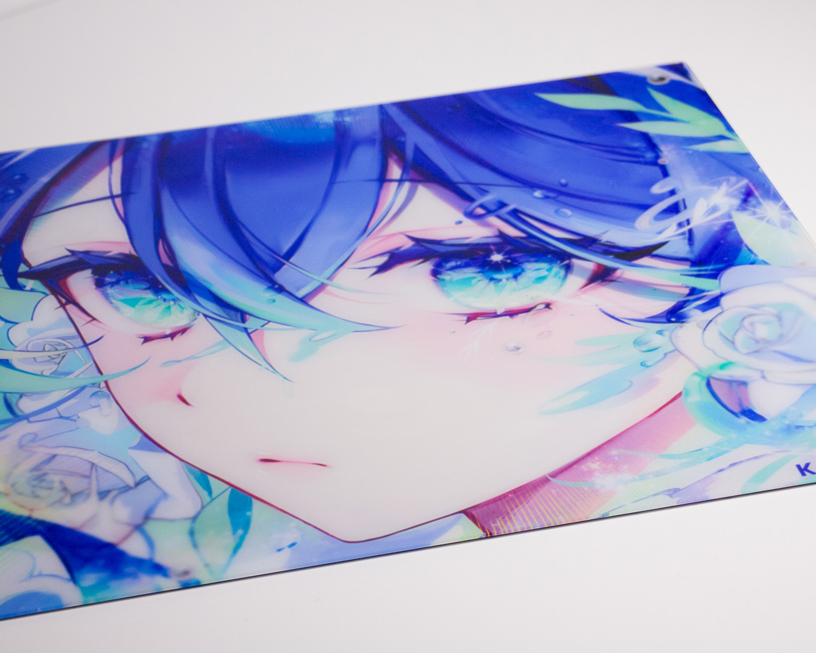 Arbiter studio × Kanami Minami Arbiter Studio x Kanami Minami Blue Glass Mousepad Square