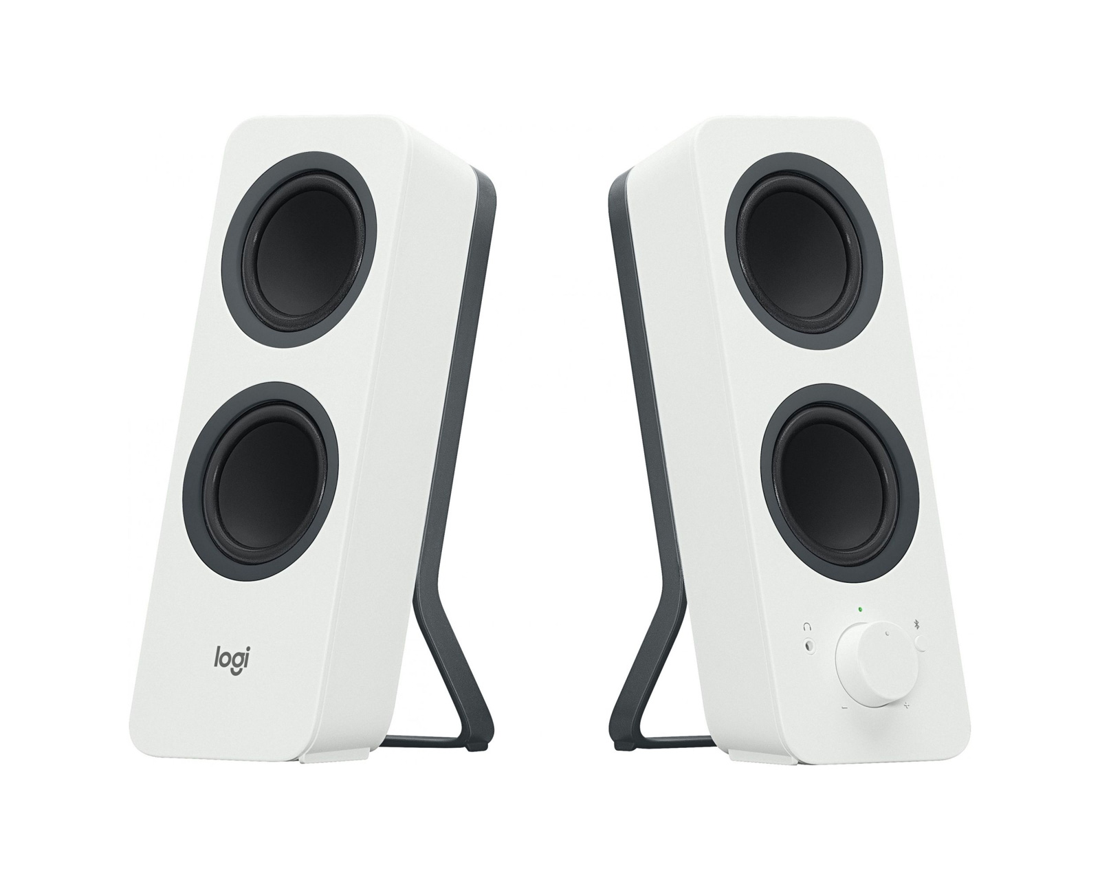 Logitech Z207 2.0 Speakers with Bluetooth - White - MaxGaming.com
