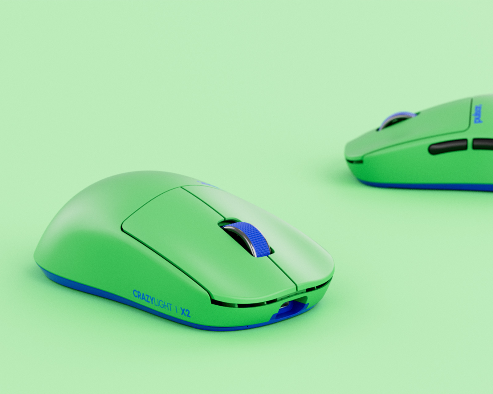 マウス・トラックボール Pulsar X2 CrazyLight Aqua Zest Pulsar X2 CRAZYLIGHT Wireless Gaming Mouse - Aqua Zest - MaxGaming.com