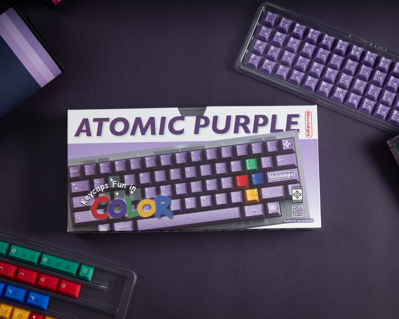 PBTfans atomic purple キーキャップセット atomic purple PBTfans キーキャップセット