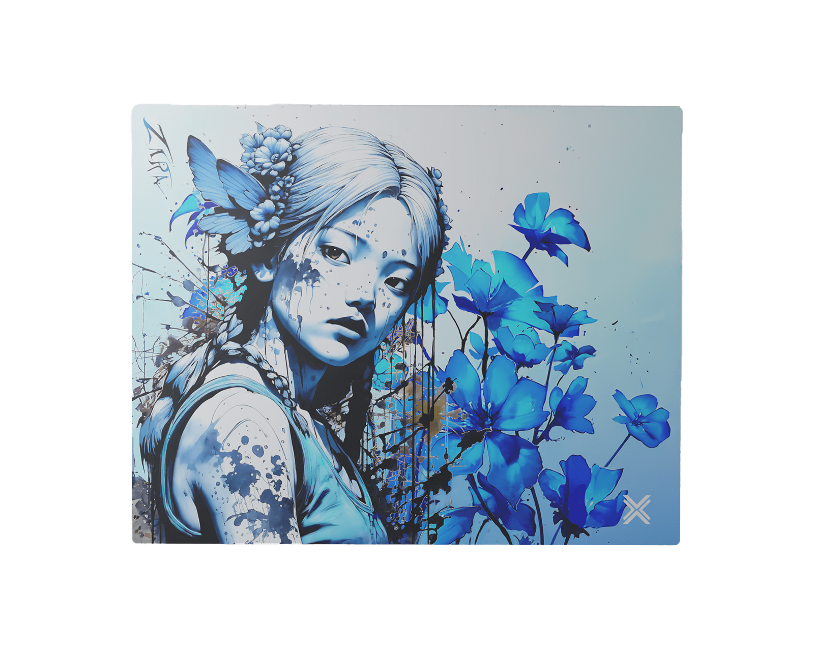 TJ Exclusives Cerapad Kin X Glass Mousepad - Zara - MaxGaming.com