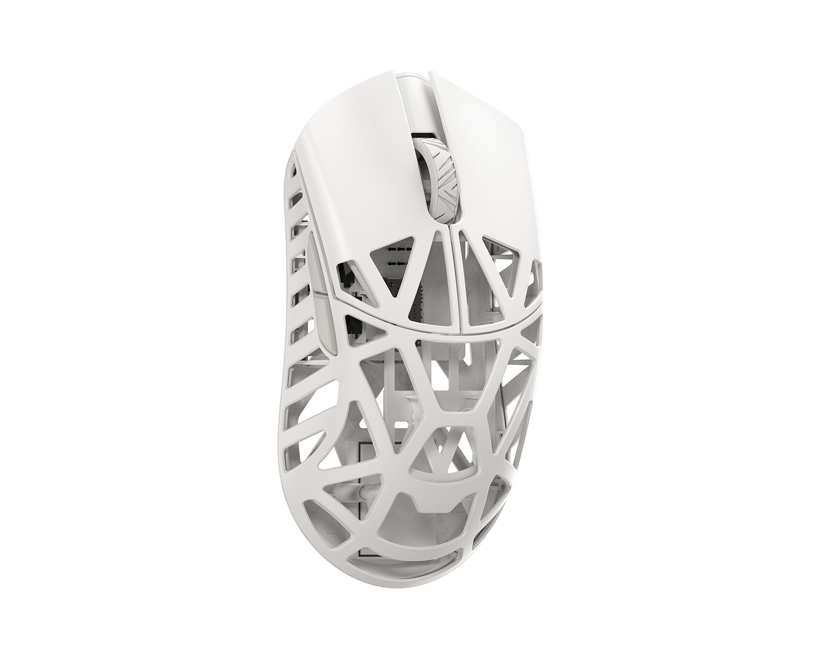 WLMouse Beast X Pro - Milky White [Omron Opticals] - Side