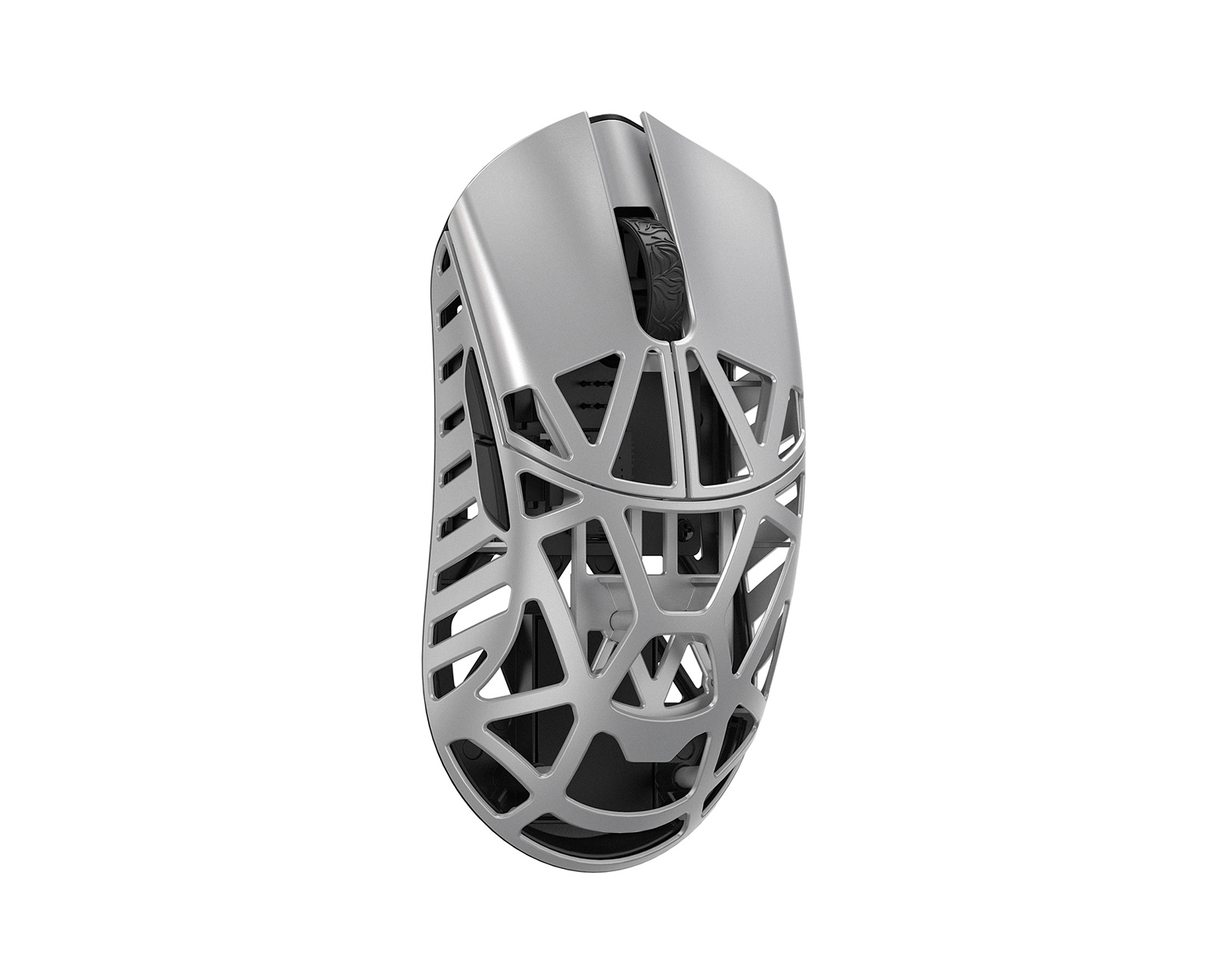 WLMouse Beast X Mini Pro - Silver [Omron Opticals] - Side