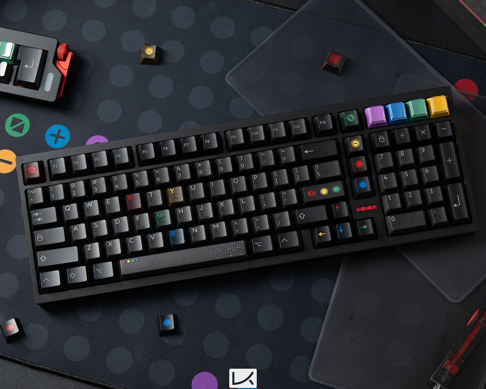 キーボード PBTfans Retro Dark Lights R2 Base+40s PBTfans Retro Dark Lights R2 ABS Keycaps – Divinikey