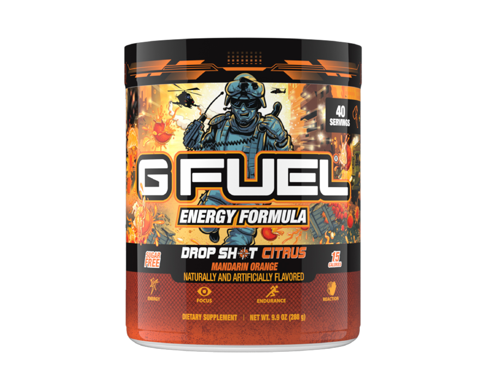 G FUEL Drop Shot Citrus - 40 Servings - MaxGaming.com