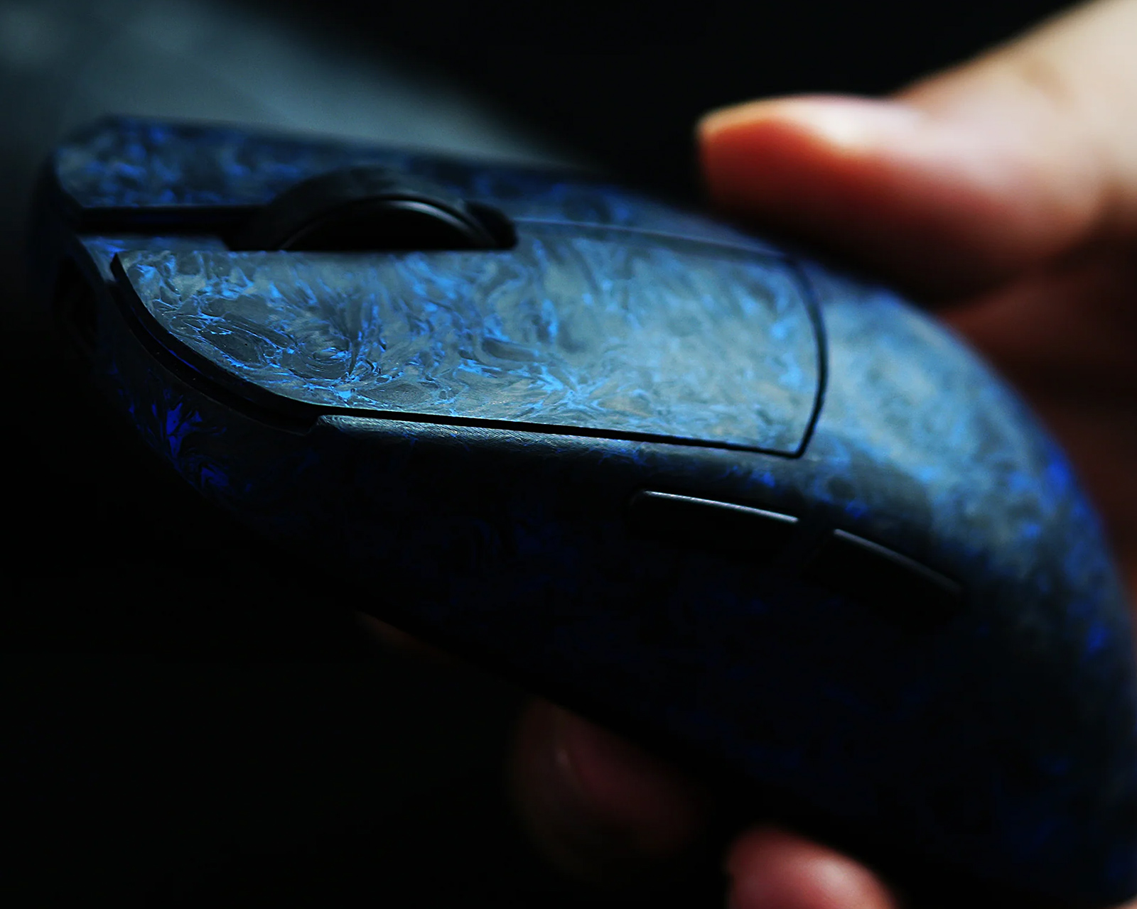 Wlmouse Ying 影 Blue YING Forged Carbon Fiber Gaming Mouse - WLMOUSE – WLmouse