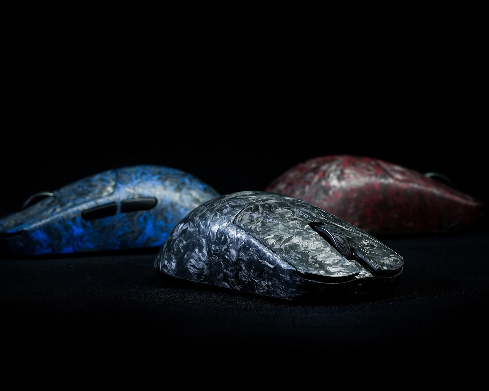 WLMouse YING Forged Carbon Fiber Gaming Mouse - Blue