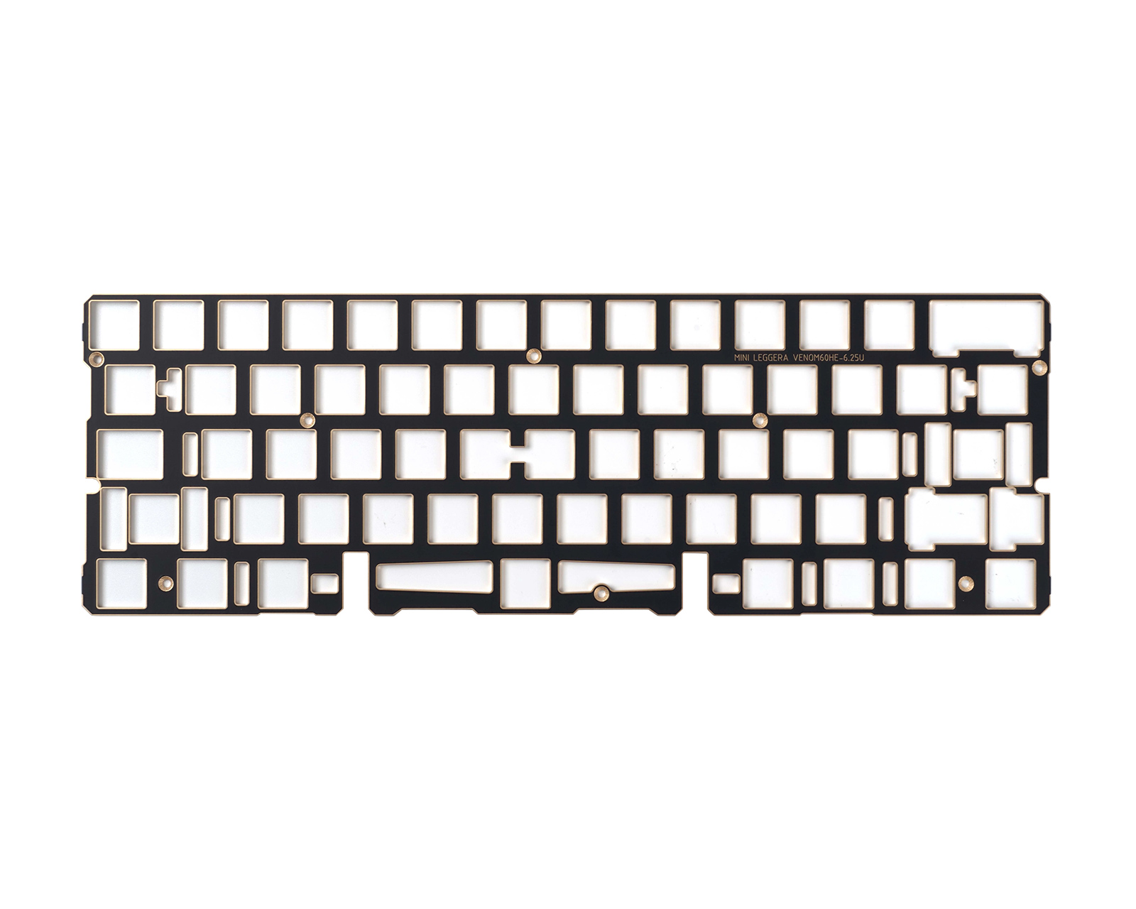 キーボード Venom60 HE PCB plate Geon Works Venom60HE Plate 6.28u - FR4 - MaxGaming.com